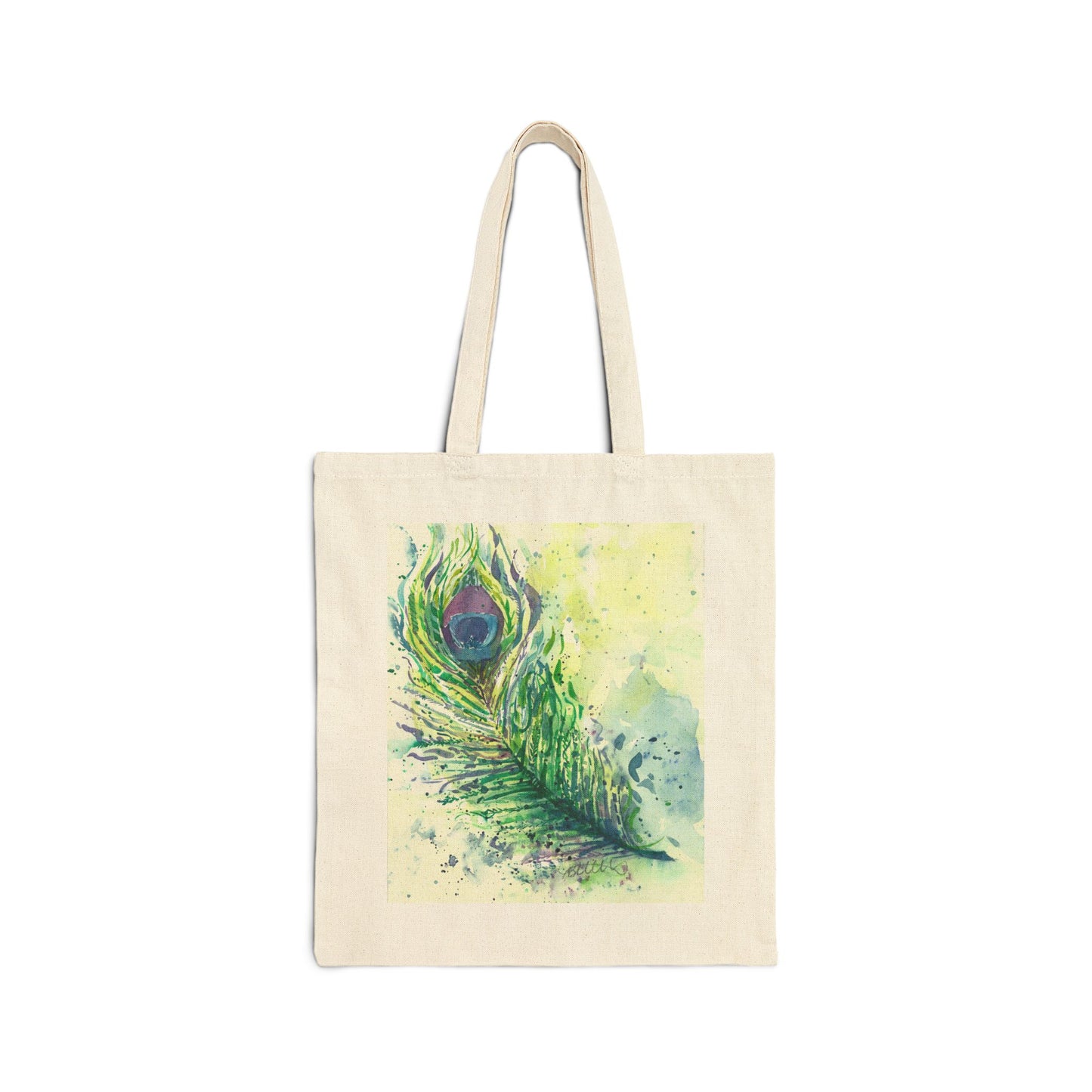 Light as a Feather Cotton Canvas Tote – Eco-Friendly Beach & Shopping Bag for Ocean Lovers - Brooke Zitting, LLC