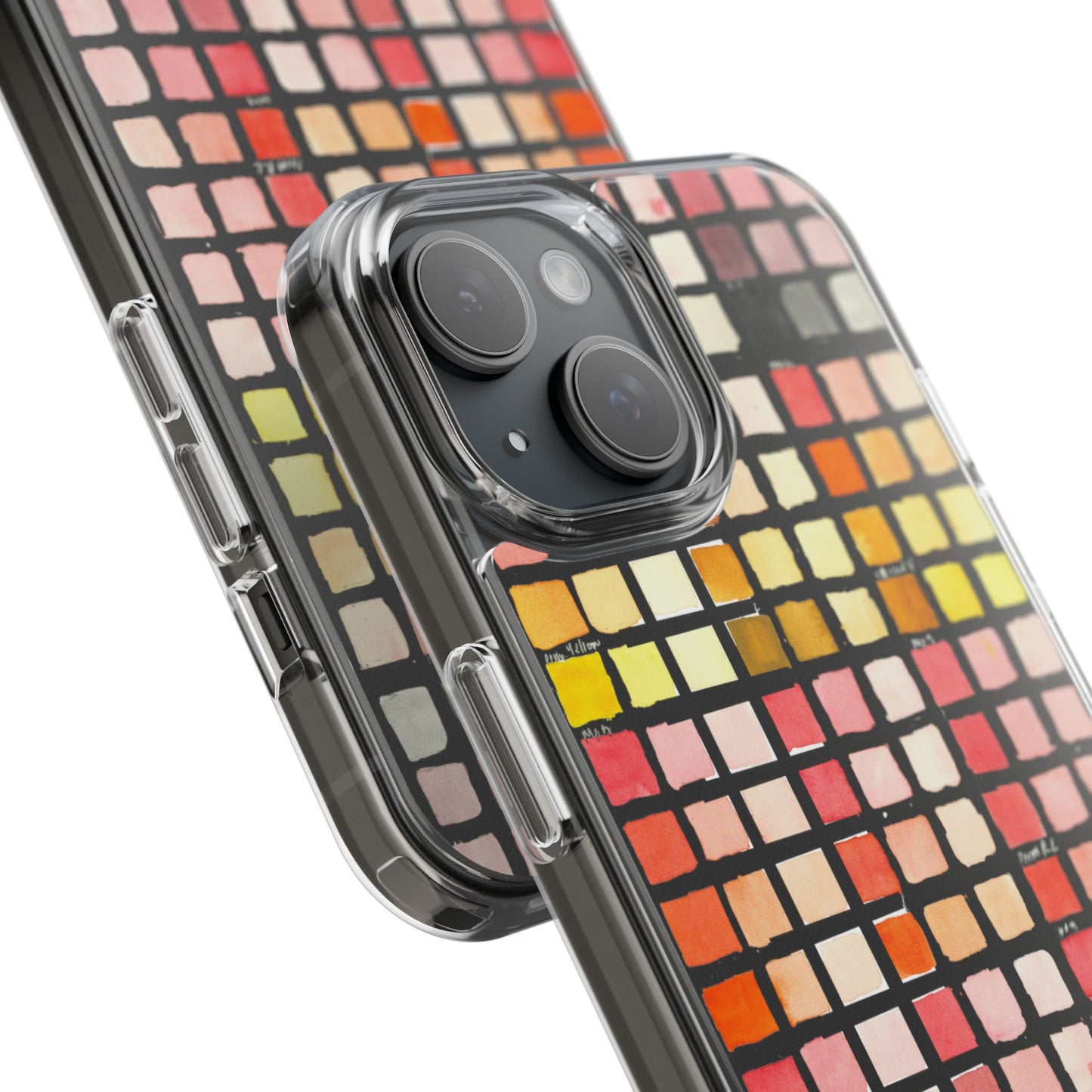 Watercolor Paint Swatches Clear Phone Case - Brooke Zitting, LLC