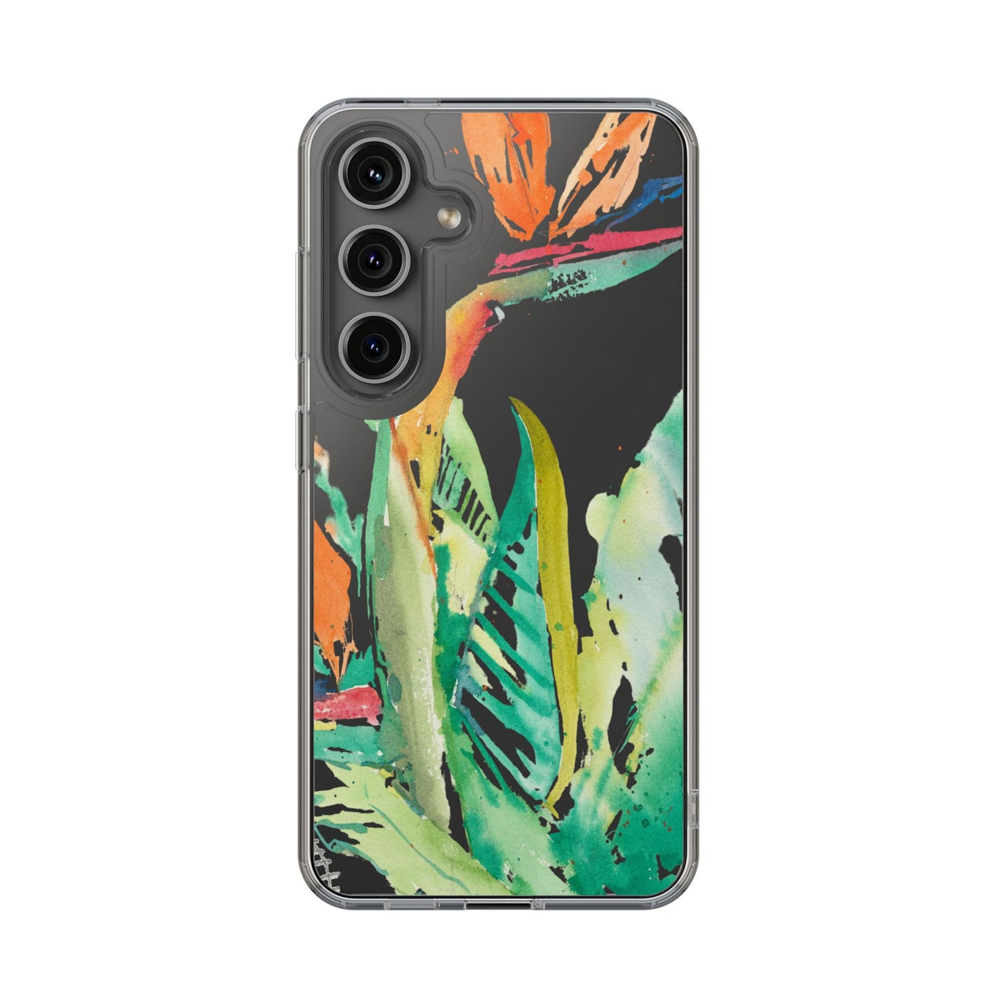 Another Day in Paradise Watercolor Clear Phone Case - Brooke Zitting, LLC