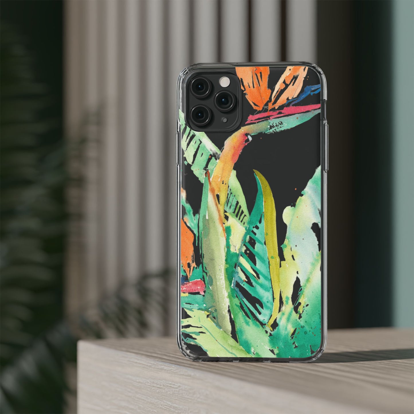 Another Day in Paradise Watercolor Clear Phone Case - Brooke Zitting, LLC