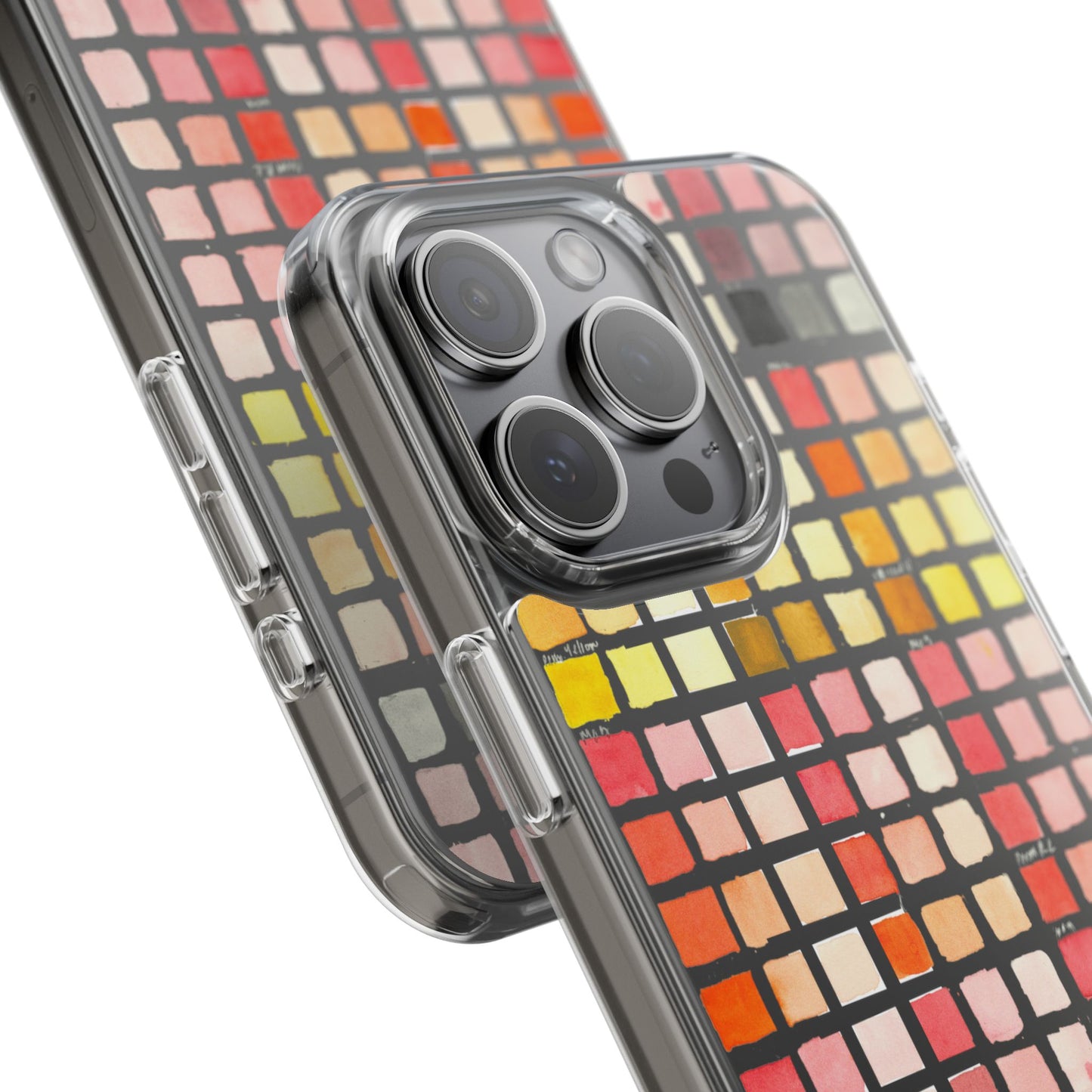 Watercolor Paint Swatches Clear Phone Case - Brooke Zitting, LLC