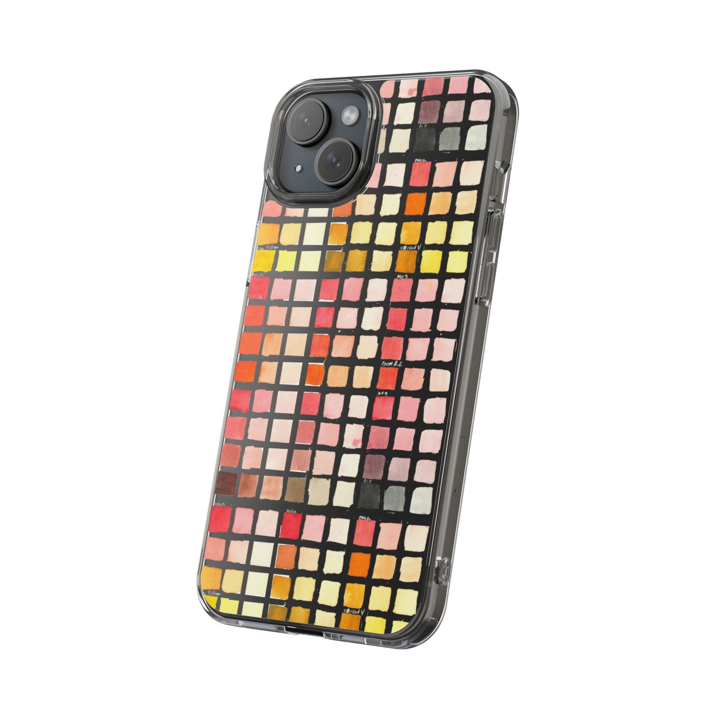 Watercolor Paint Swatches Clear Phone Case - Brooke Zitting, LLC