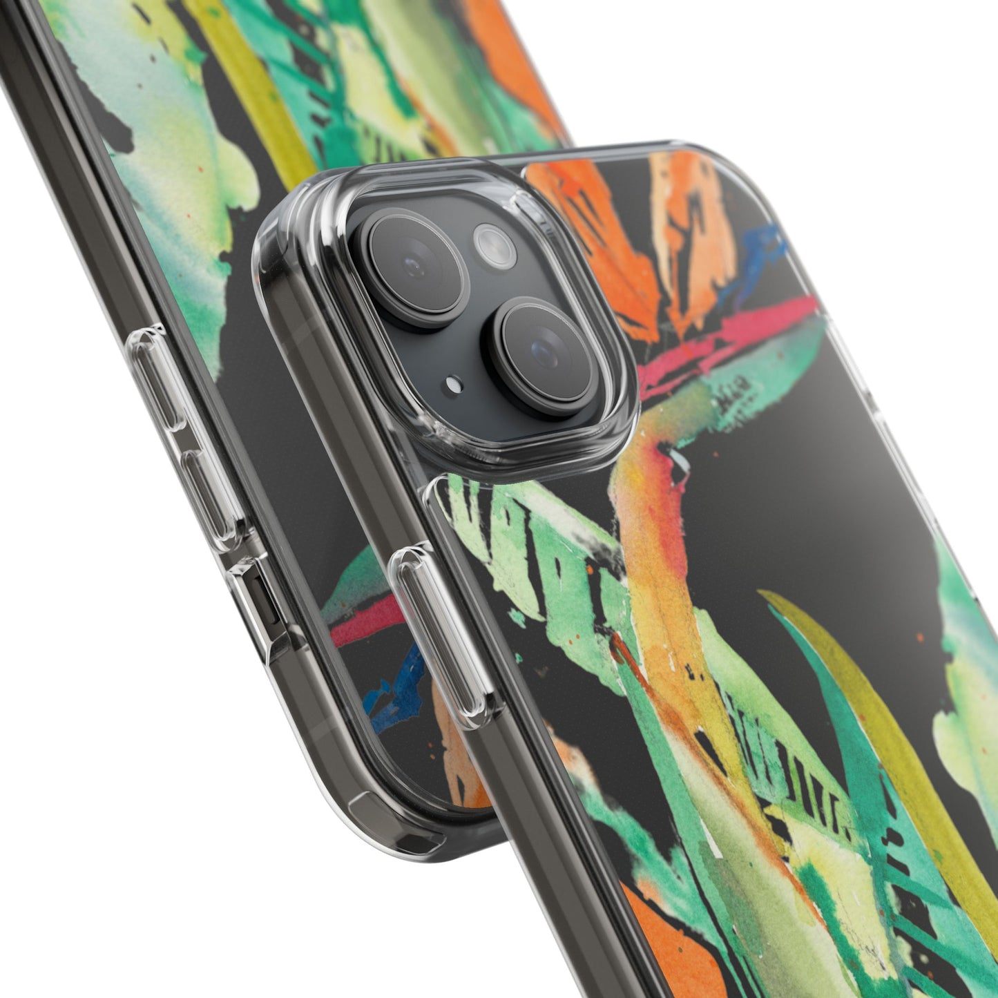 Another Day in Paradise Watercolor Clear Phone Case - Brooke Zitting, LLC