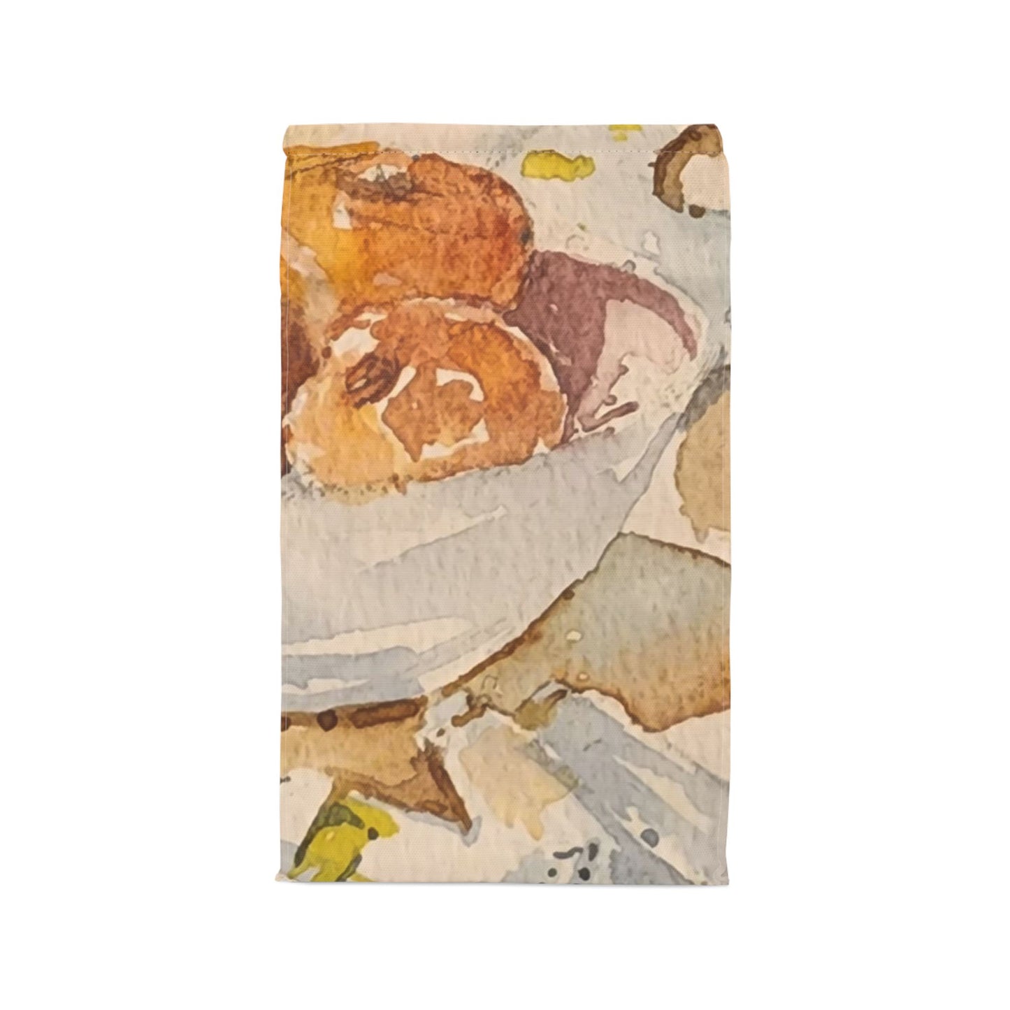 Artist's Table Watercolor Design Lunch Bag – Insulated, Wipe-Clean, Eco-Friendly Tote for Daily Use - Brooke Zitting, LLC