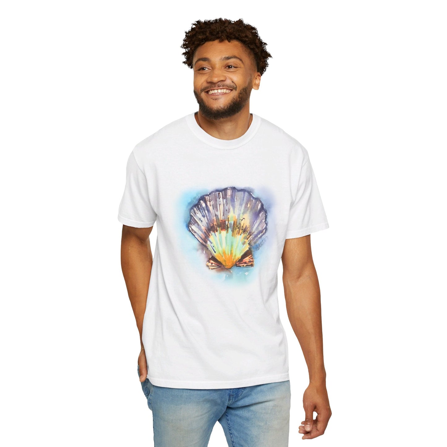The Men's Seashell Tee - Brooke Zitting, LLC