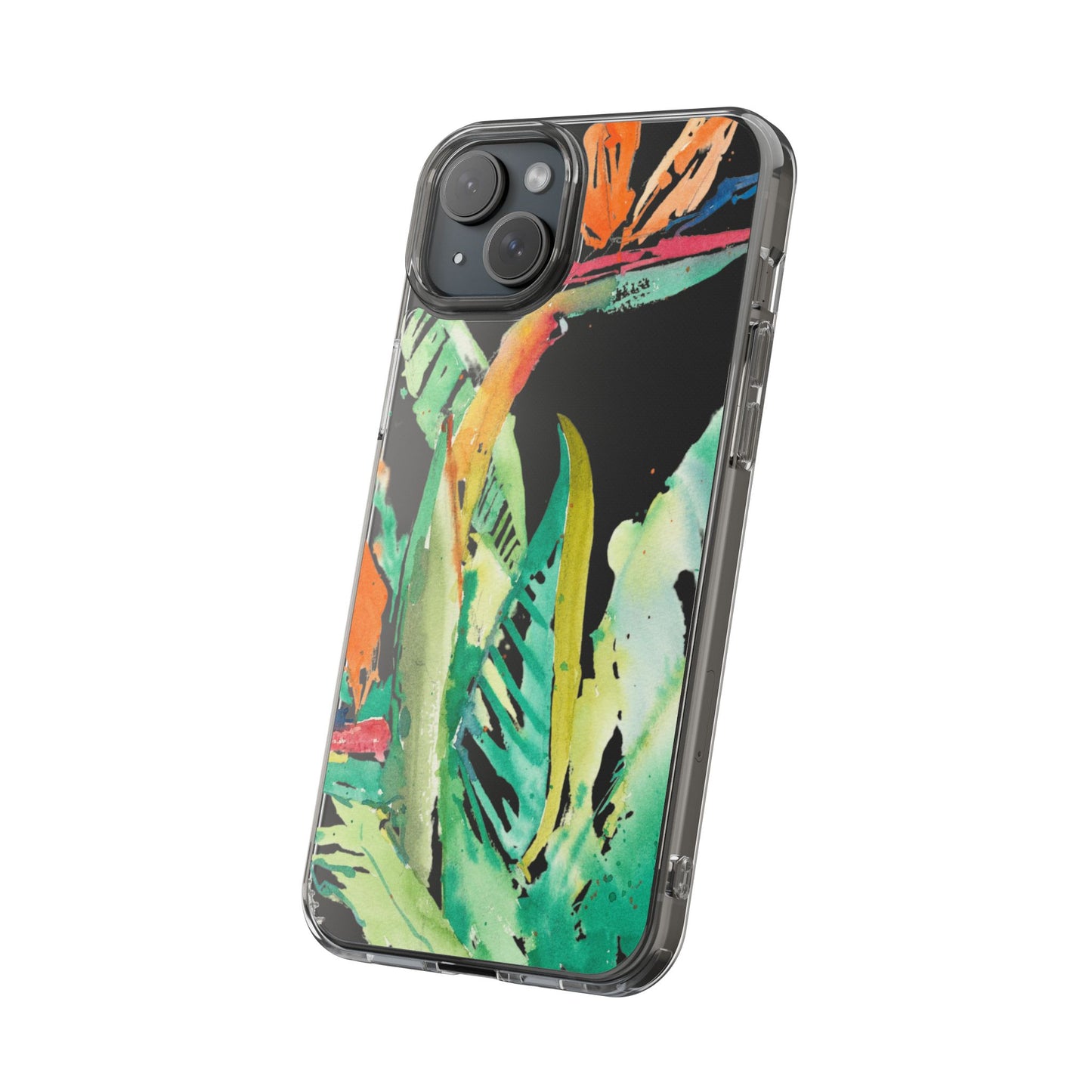 Another Day in Paradise Watercolor Clear Phone Case - Brooke Zitting, LLC