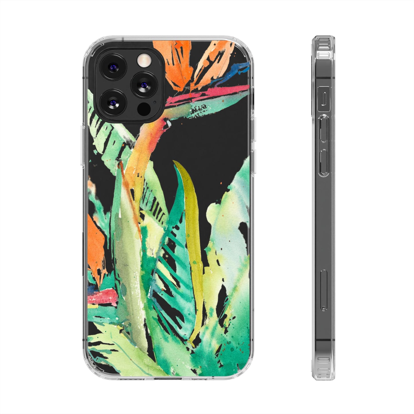 Another Day in Paradise Watercolor Clear Phone Case - Brooke Zitting, LLC