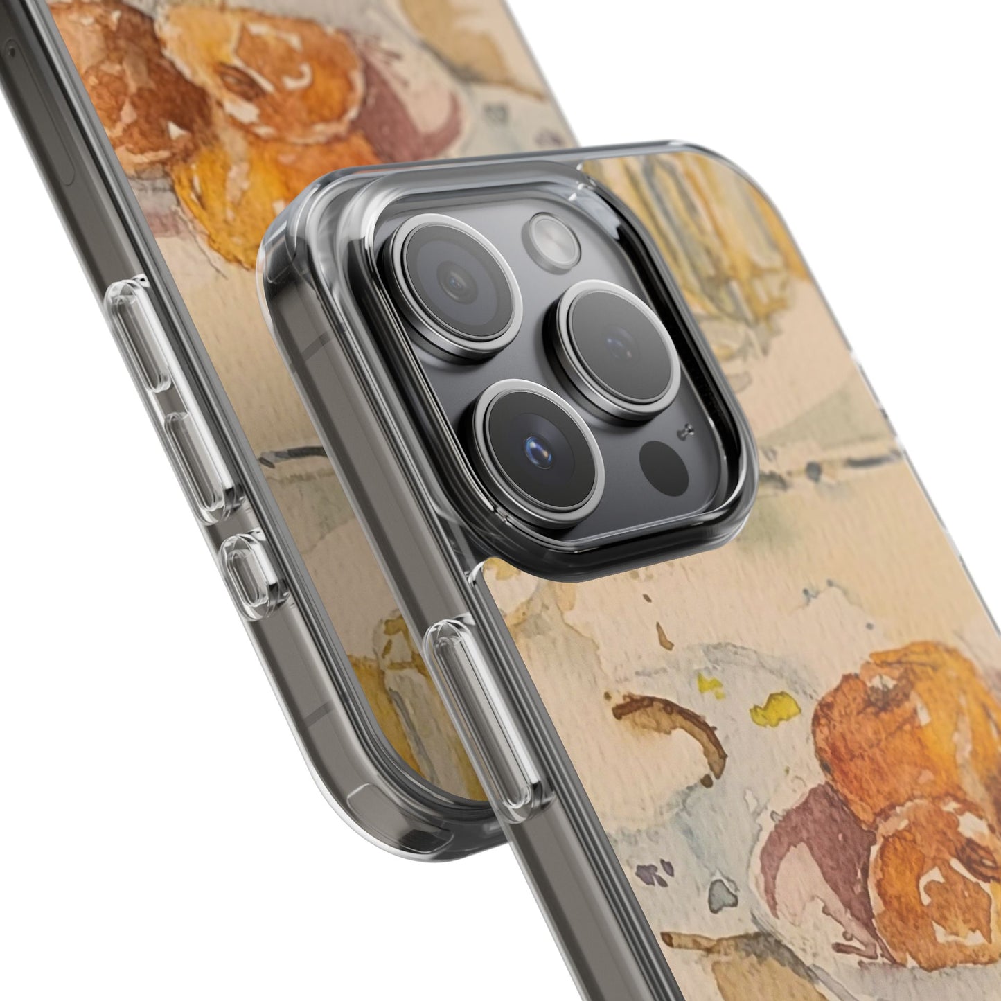 Watercolor Artist's Table Clear Phone Case - Brooke Zitting, LLC