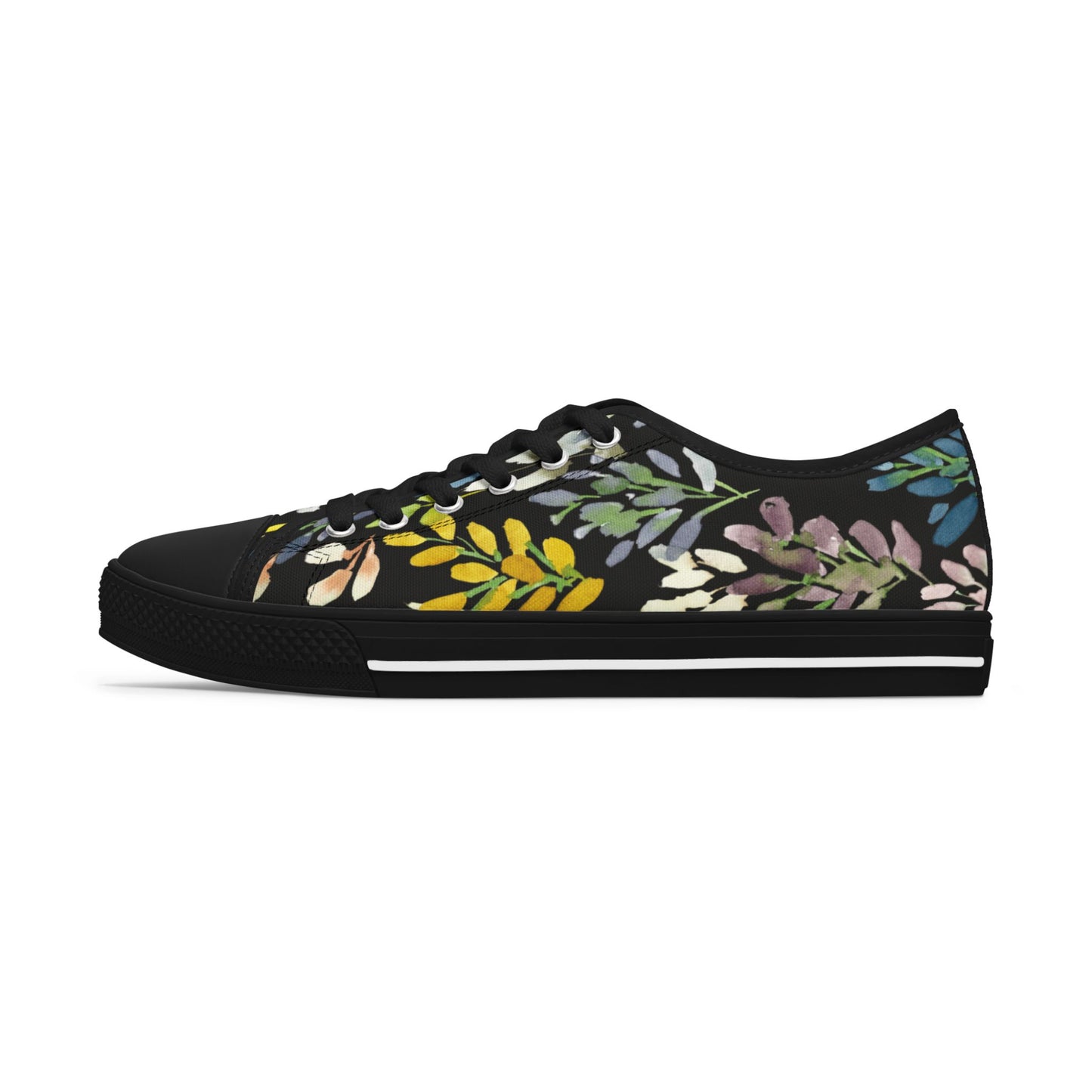 Fresh Willow Bud Low Top Sneakers – Stylish Shoes for All | Unique Gift Idea - Brooke Zitting, LLC