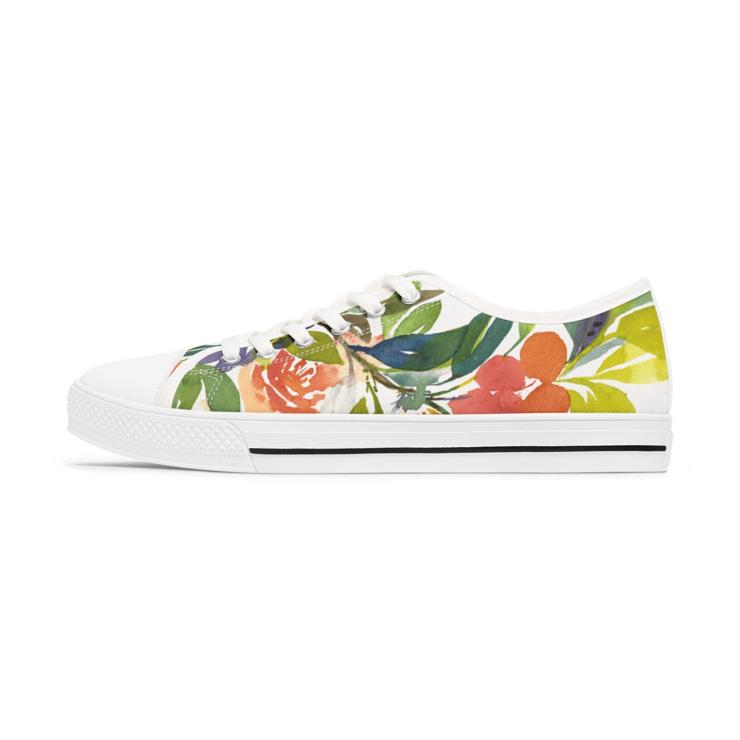 Petal Pop Casual Low-top Sneakers - The Perfect Gift for Her - Brooke Zitting, LLC