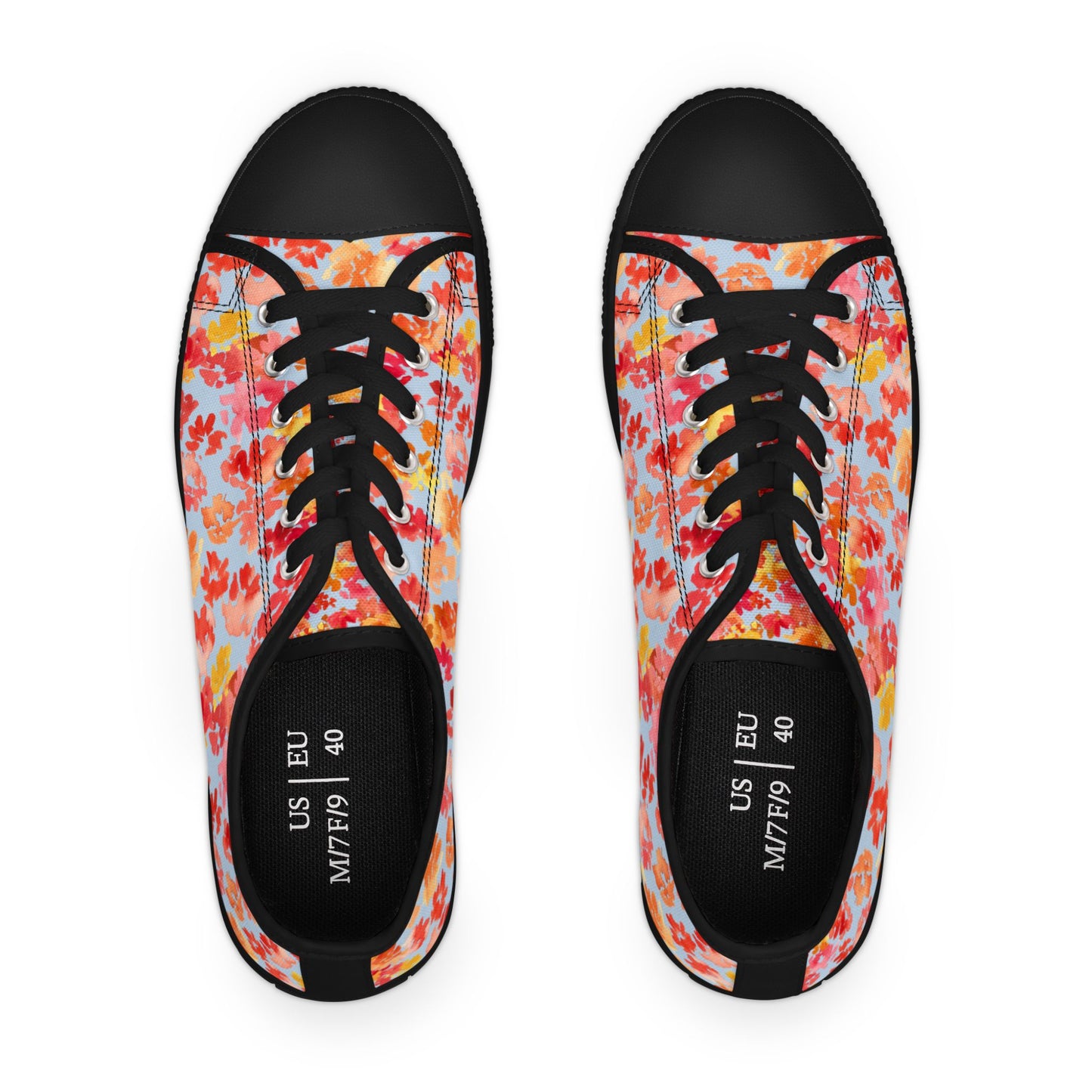 Soft-Toned Posy Low Tops – Watercolor Sneakers for All | Unique Gift Idea - Brooke Zitting, LLC