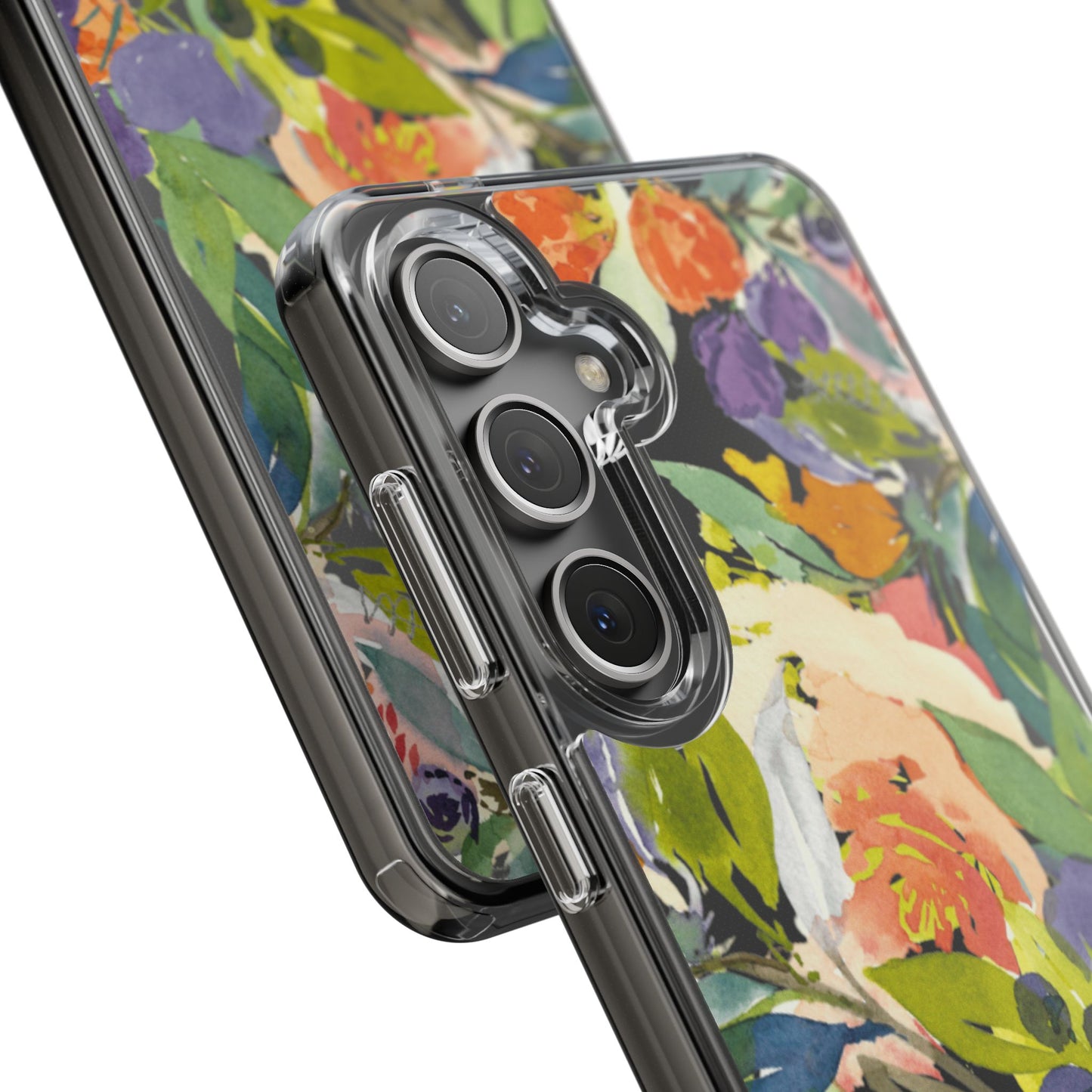 Clear Phone Case with Floral Blooms Design - Brooke Zitting, LLC