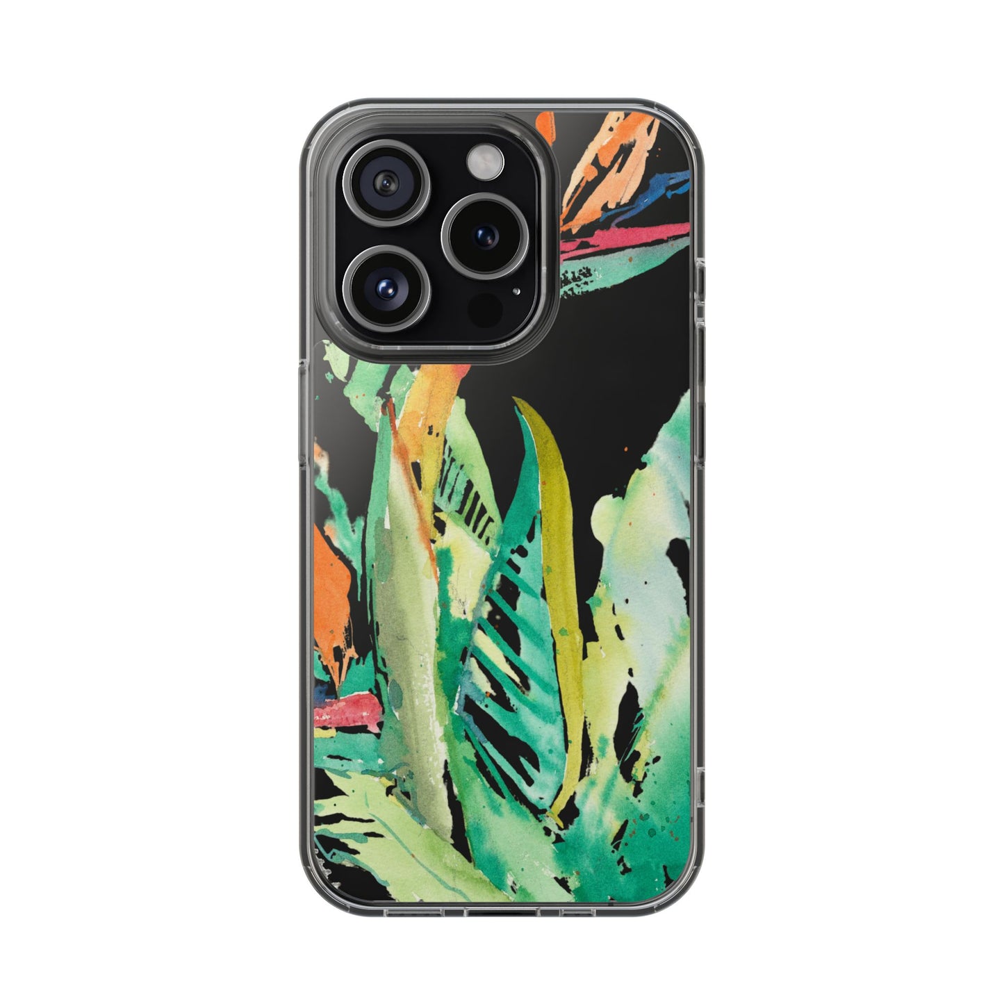 Another Day in Paradise Watercolor Clear Phone Case - Brooke Zitting, LLC