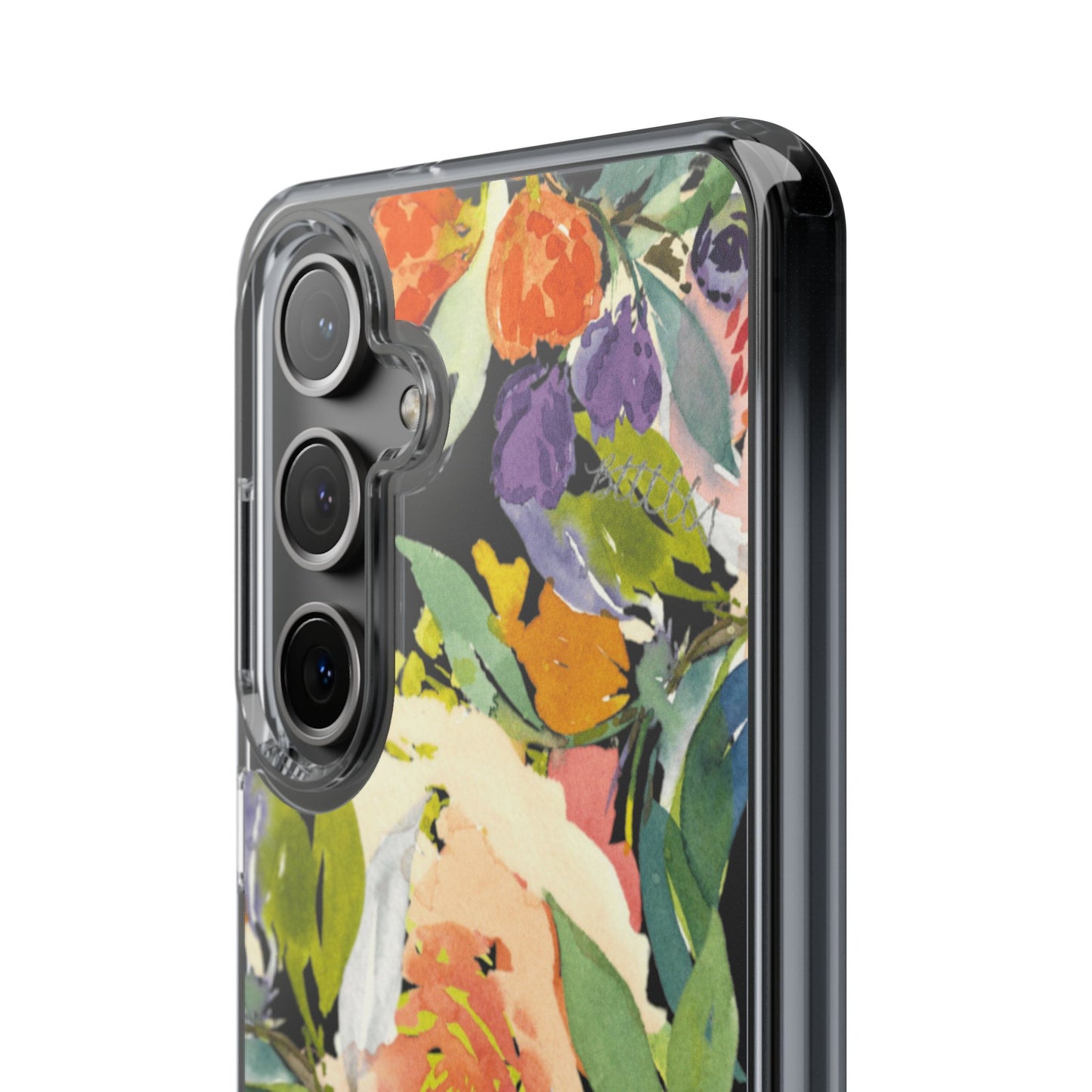 Clear Phone Case with Floral Blooms Design - Brooke Zitting, LLC