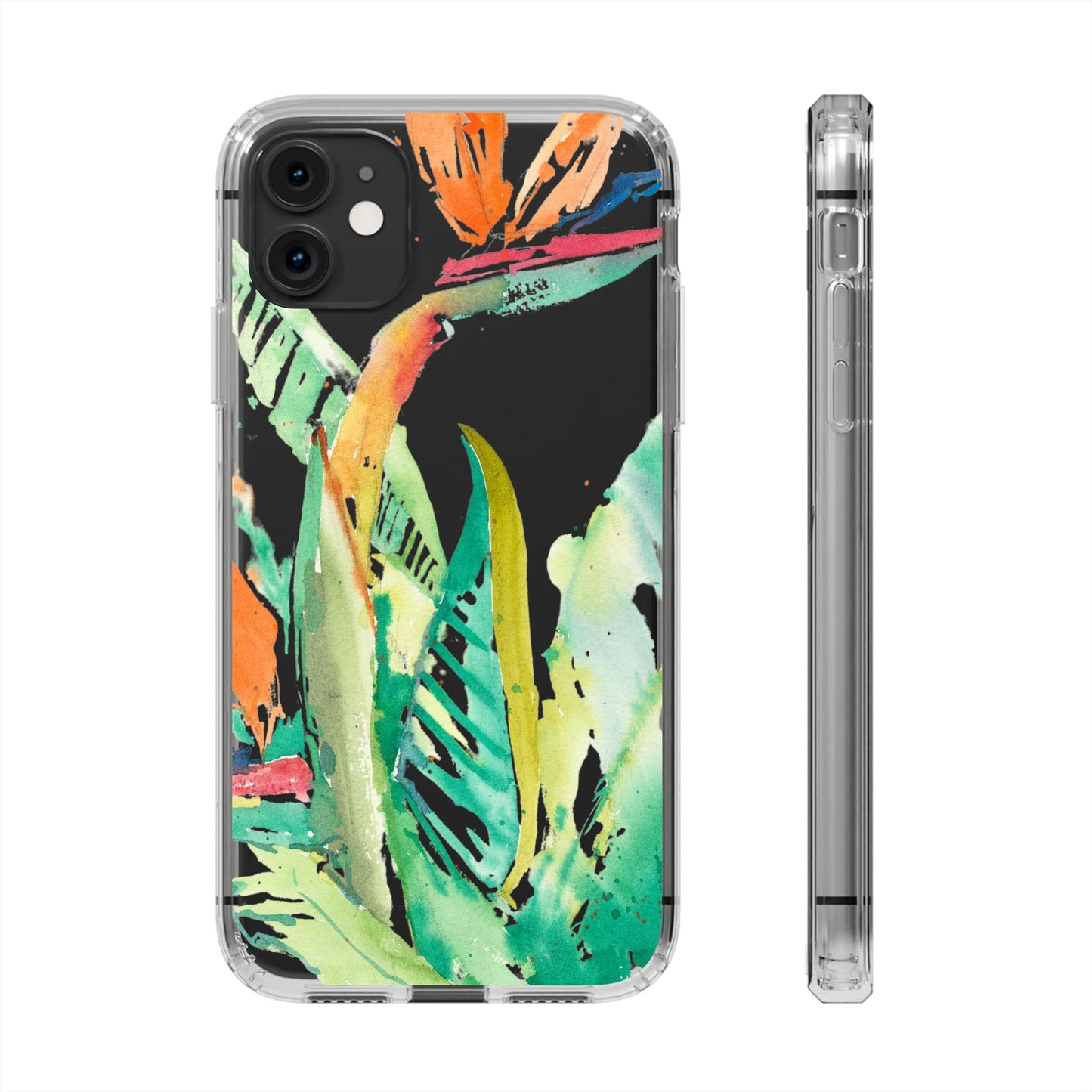 Another Day in Paradise Watercolor Clear Phone Case - Brooke Zitting, LLC