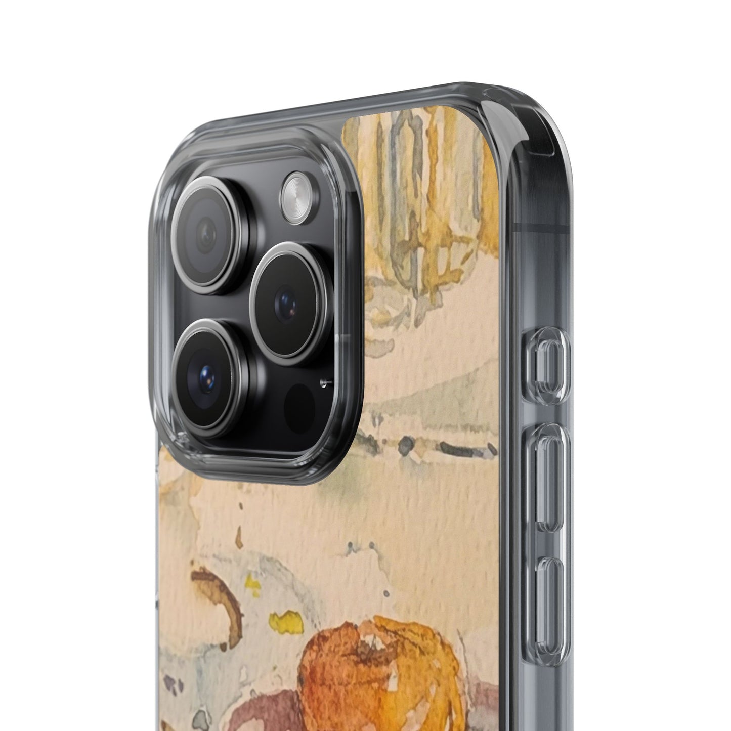 Watercolor Artist's Table Clear Phone Case - Brooke Zitting, LLC