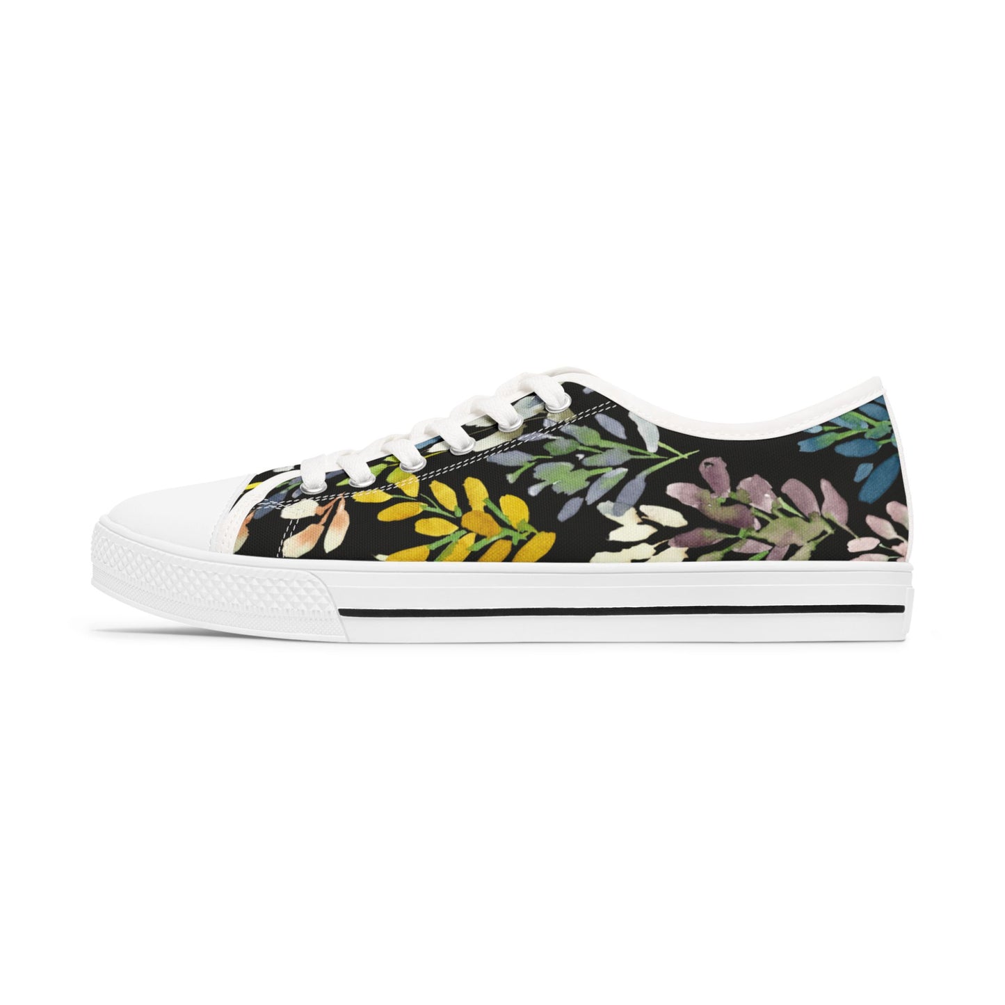 Fresh Willow Bud Low Top Sneakers – Stylish Shoes for All | Unique Gift Idea - Brooke Zitting, LLC