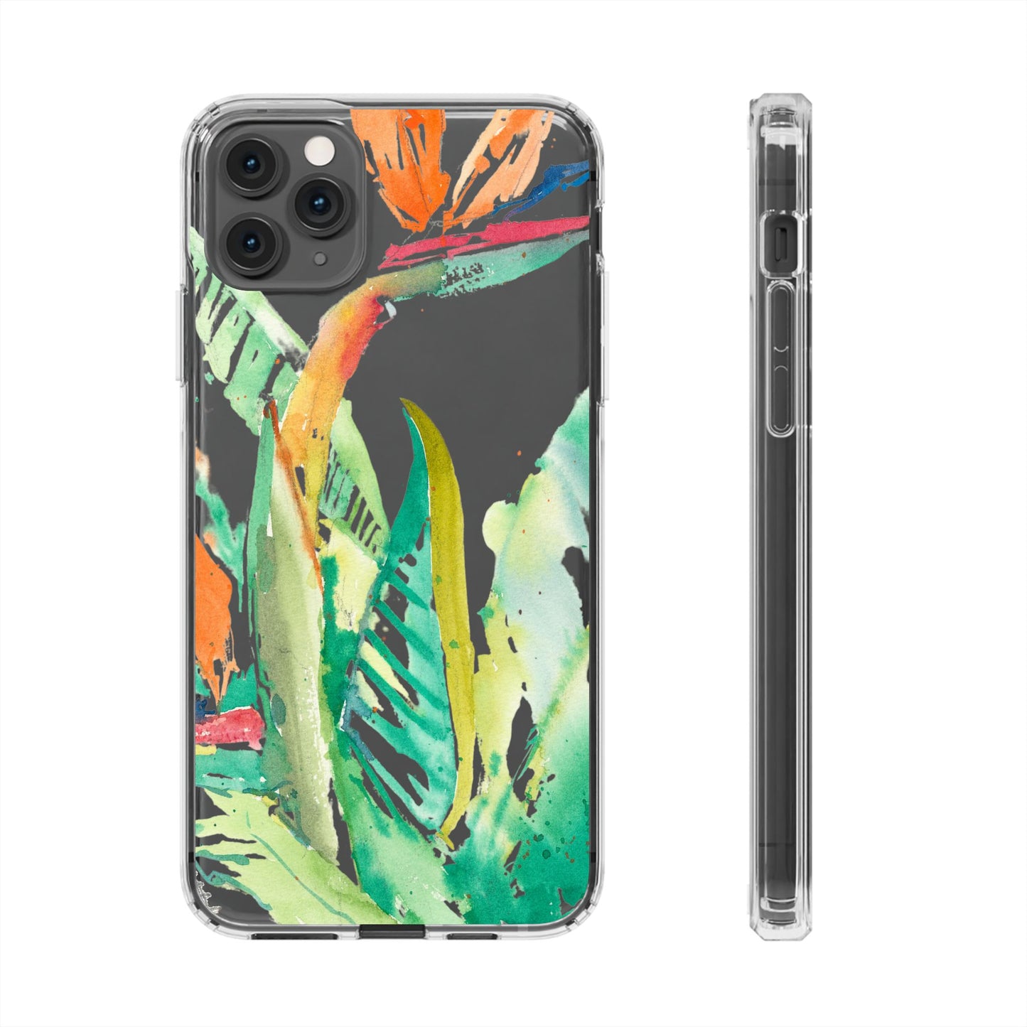 Another Day in Paradise Watercolor Clear Phone Case - Brooke Zitting, LLC