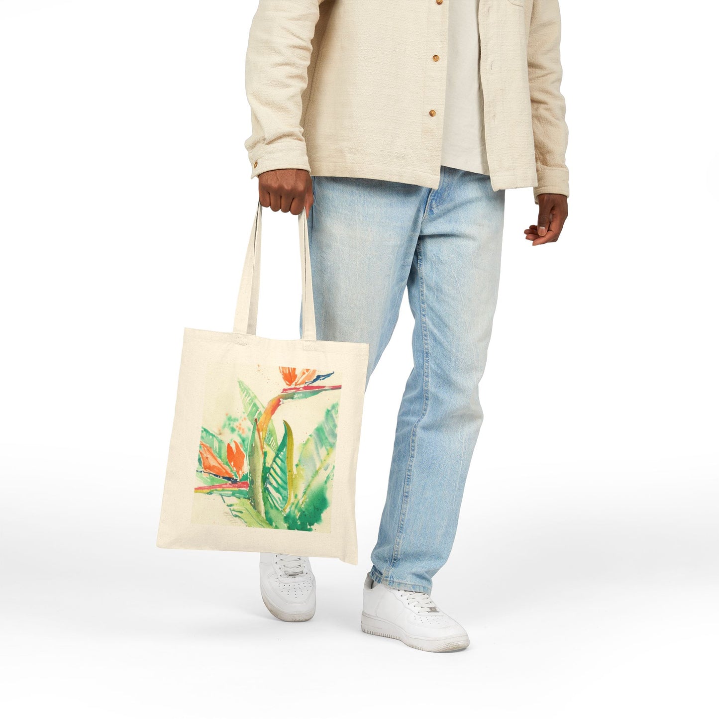 Another Day in Paradise Cotton Canvas Tote – Eco-Friendly Beach & Shopping Bag for Ocean Lovers