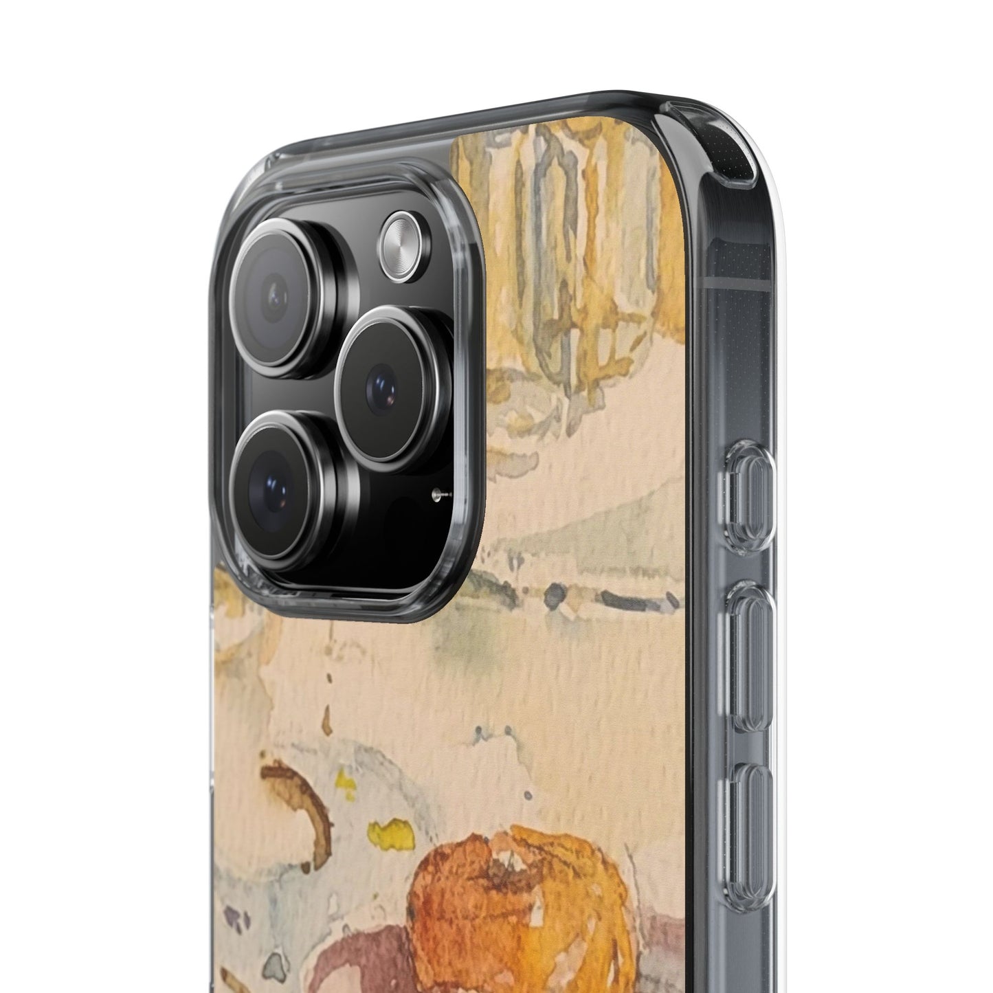 Watercolor Artist's Table Clear Phone Case - Brooke Zitting, LLC