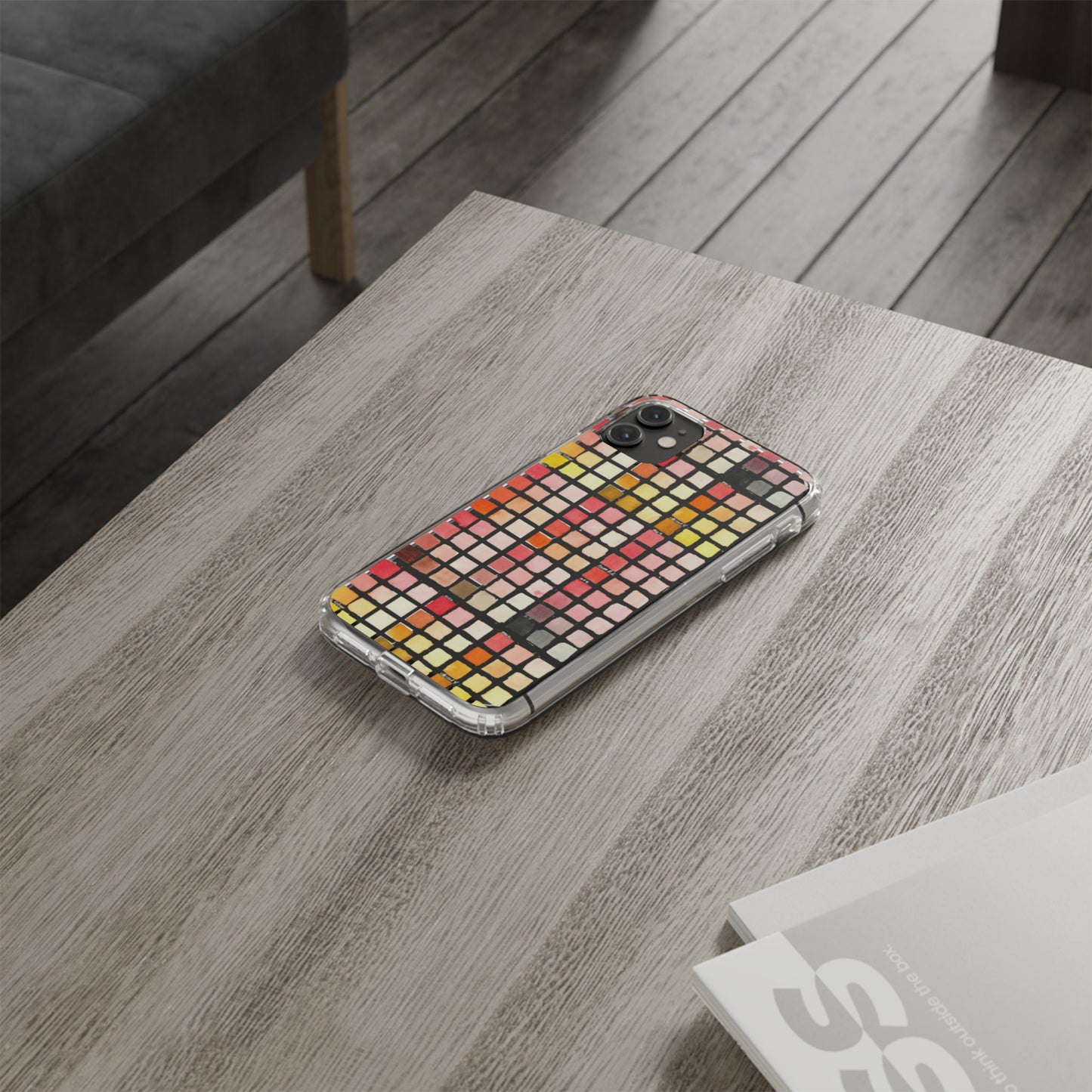Watercolor Paint Swatches Clear Phone Case - Brooke Zitting, LLC