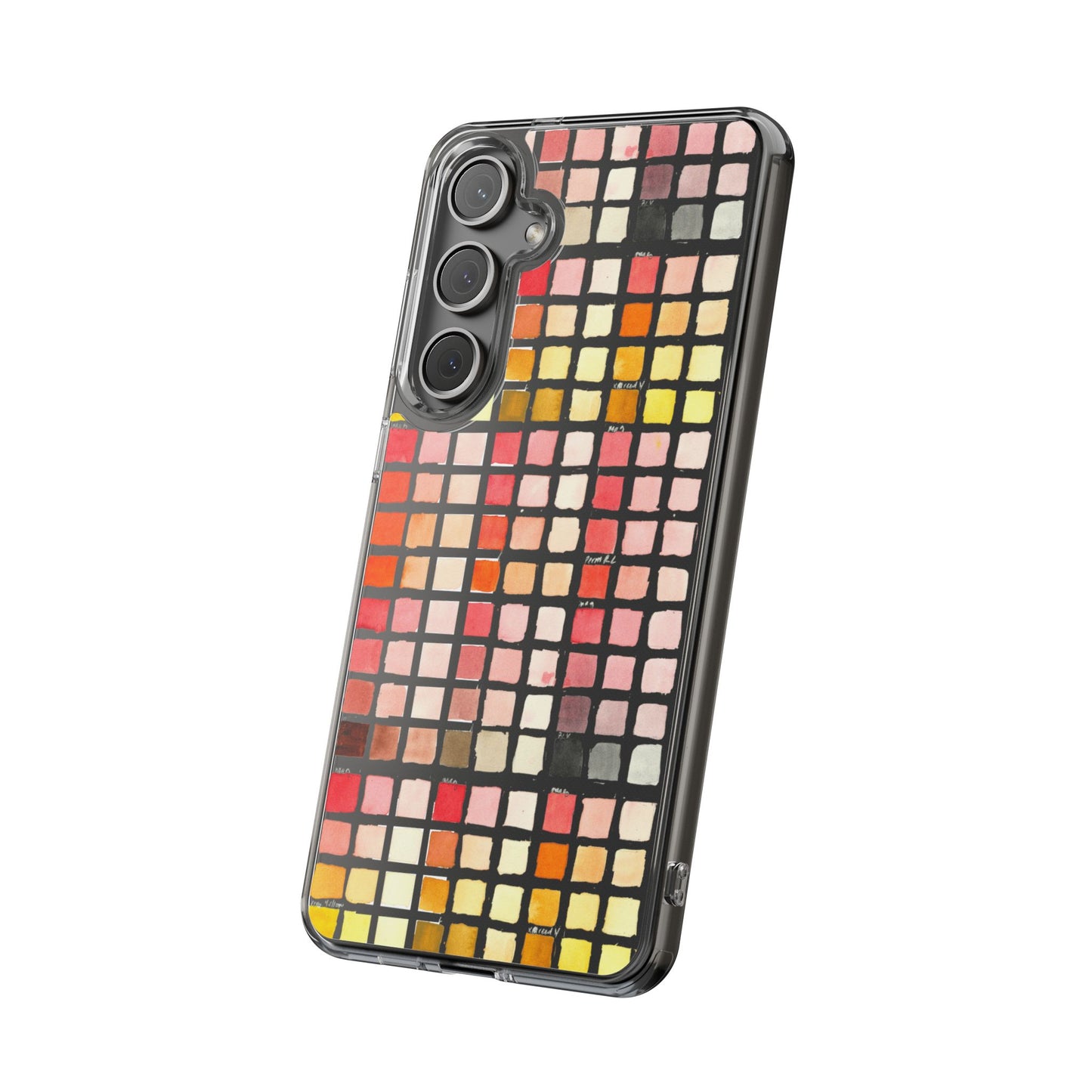 Watercolor Paint Swatches Clear Phone Case - Brooke Zitting, LLC