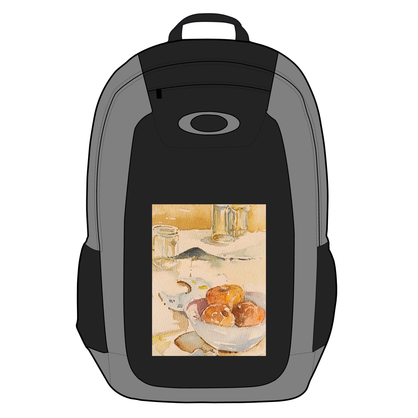 Artist's Table Watercolor Design Enduro Laptop Backpack, 20L - by Oakley. Stylish Travel Bag, Perfect for Adventurers, Back to School, Outdoor Enthusiasts, Art Lovers, Unique Design - Brooke Zitting, LLC