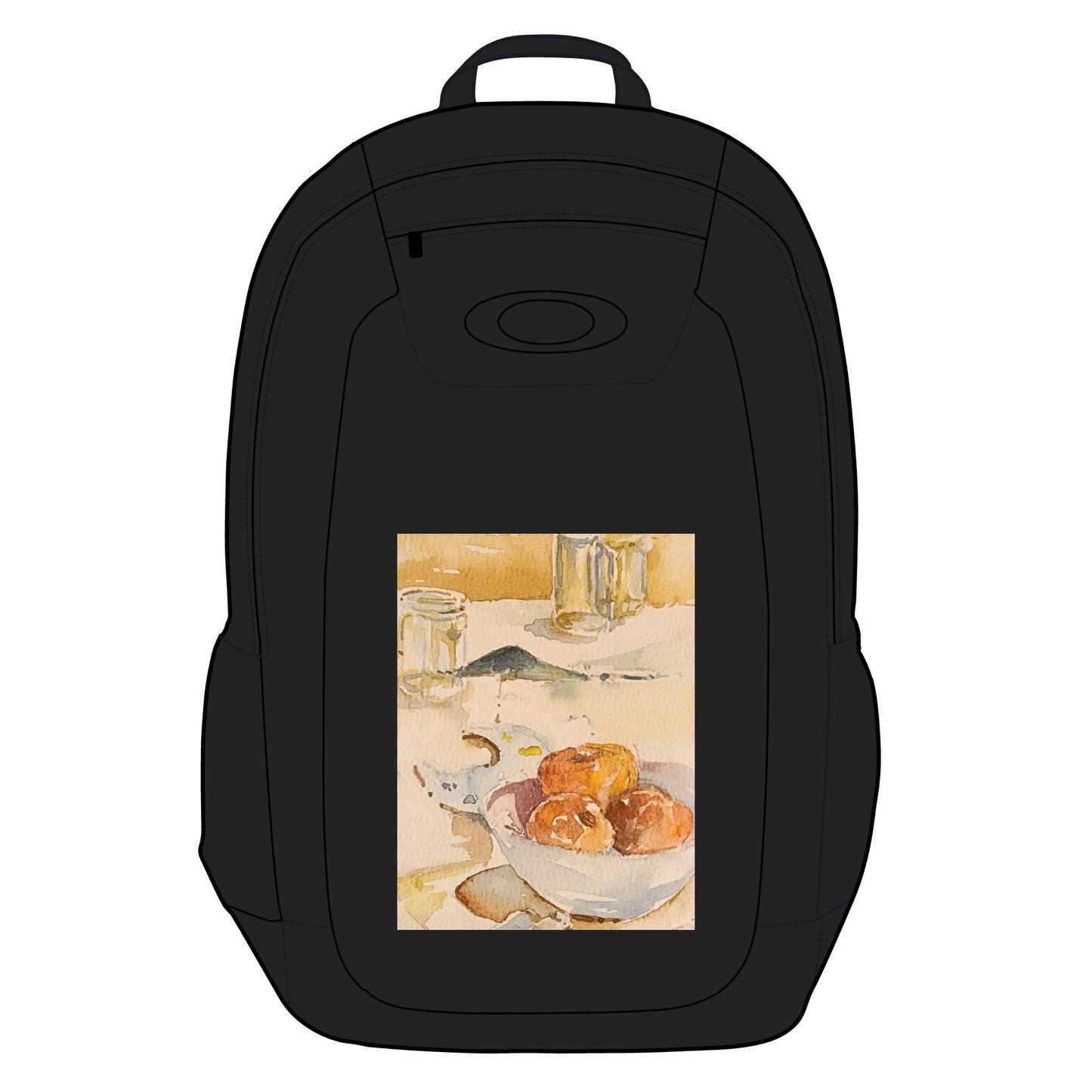 Artist's Table Watercolor Design Enduro Laptop Backpack, 20L - by Oakley. Stylish Travel Bag, Perfect for Adventurers, Back to School, Outdoor Enthusiasts, Art Lovers, Unique Design - Brooke Zitting, LLC