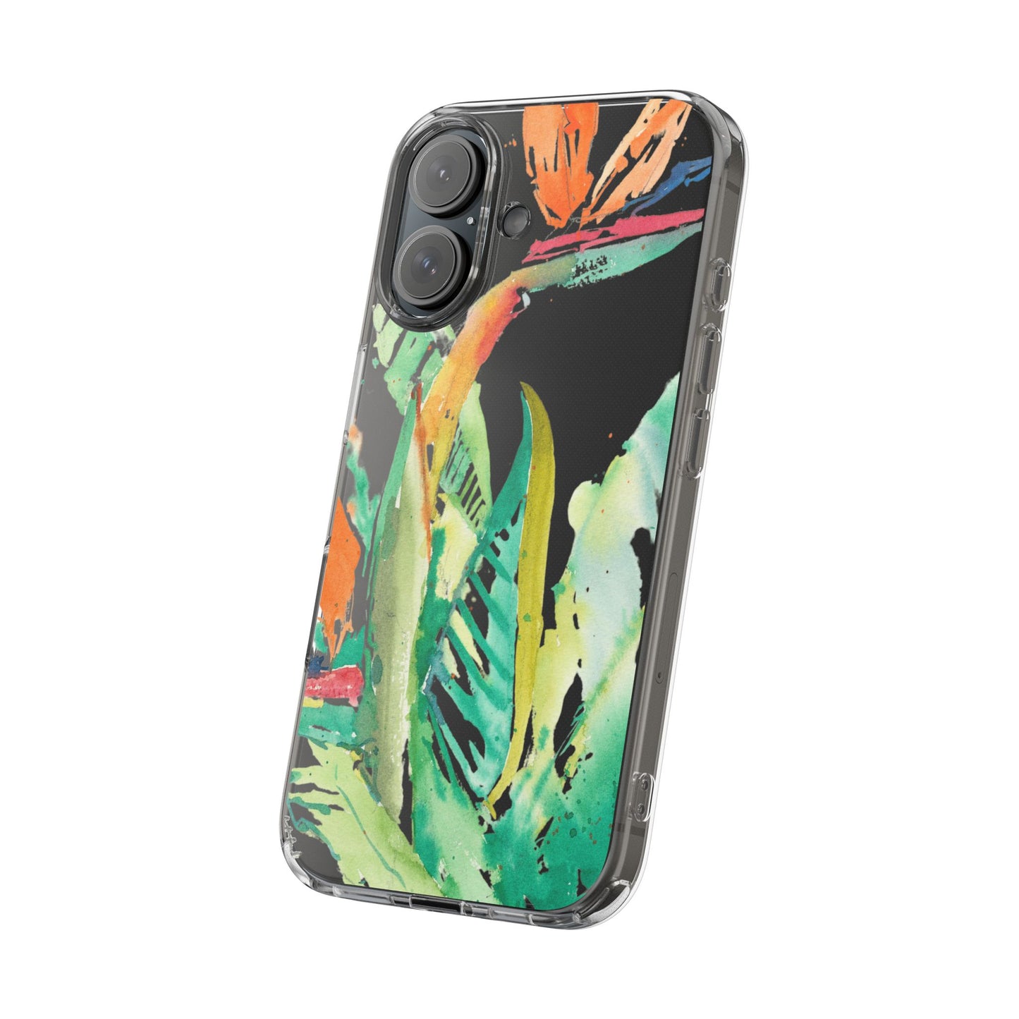 Another Day in Paradise Watercolor Clear Phone Case - Brooke Zitting, LLC