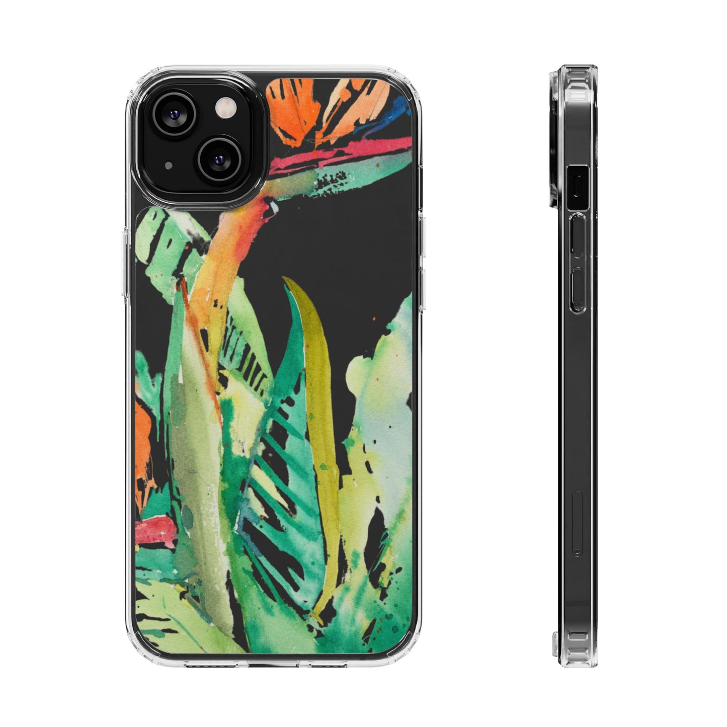 Another Day in Paradise Watercolor Clear Phone Case - Brooke Zitting, LLC