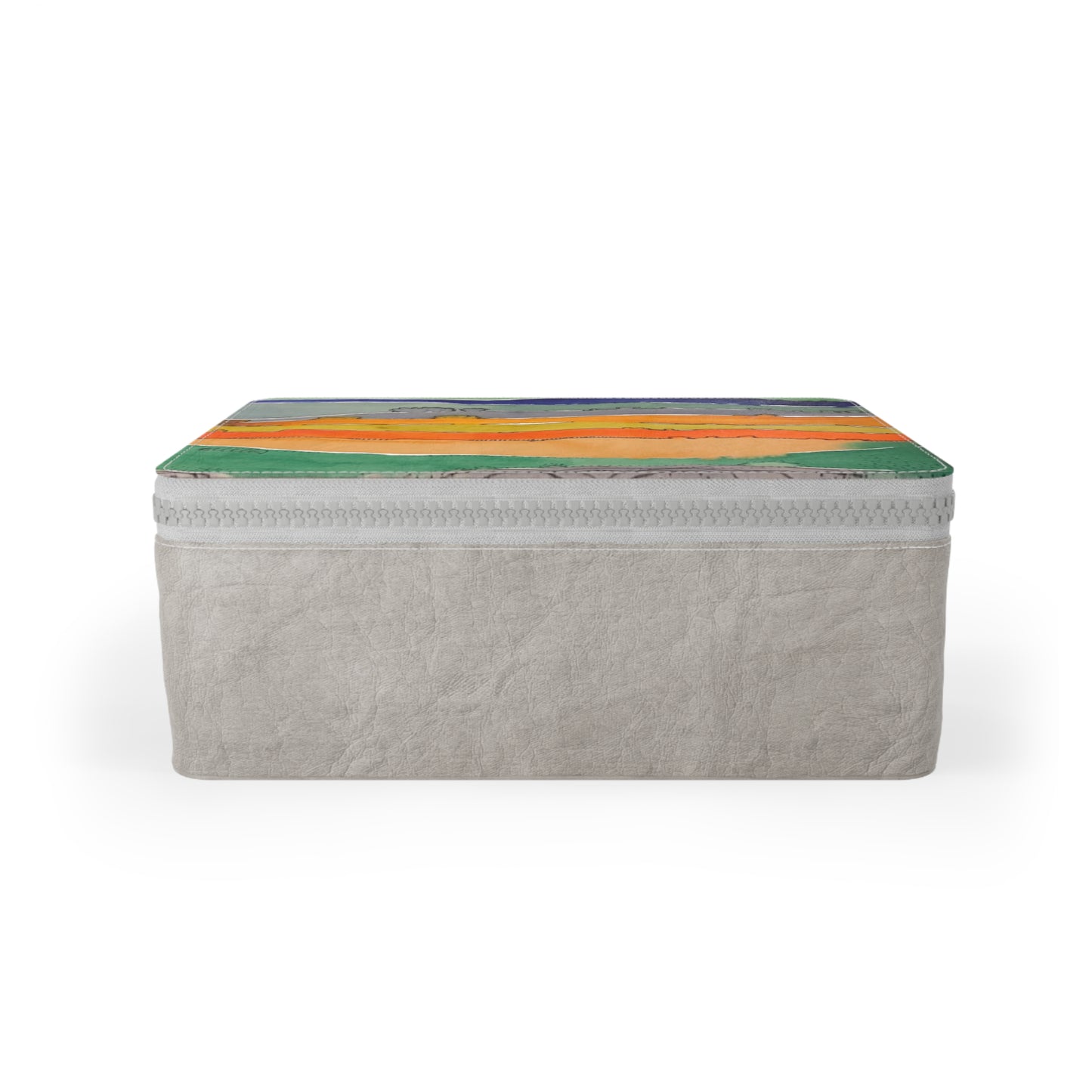 The Striped Landscape Paper Lunch Bag - Brooke Zitting, LLC