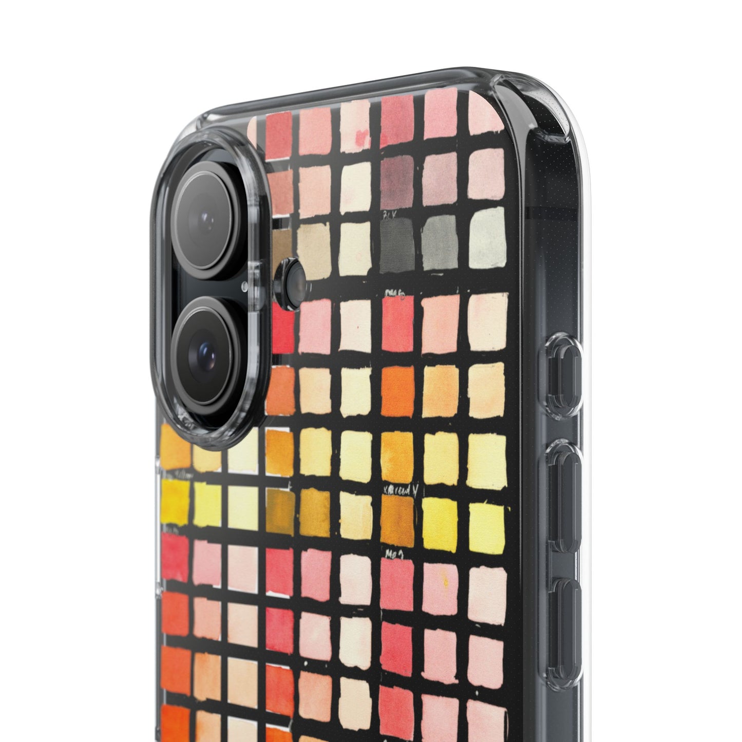 Watercolor Paint Swatches Clear Phone Case - Brooke Zitting, LLC