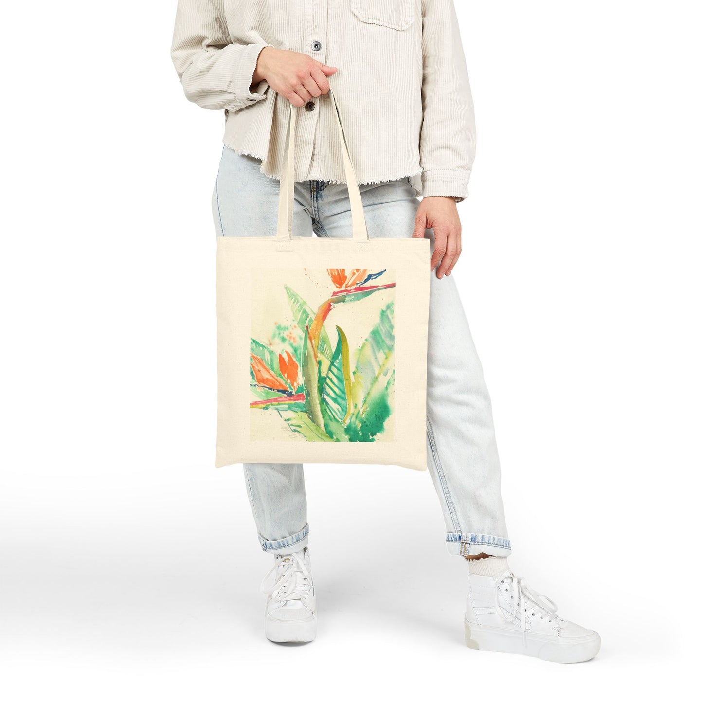 Another Day in Paradise Cotton Canvas Tote – Eco-Friendly Beach & Shopping Bag for Ocean Lovers