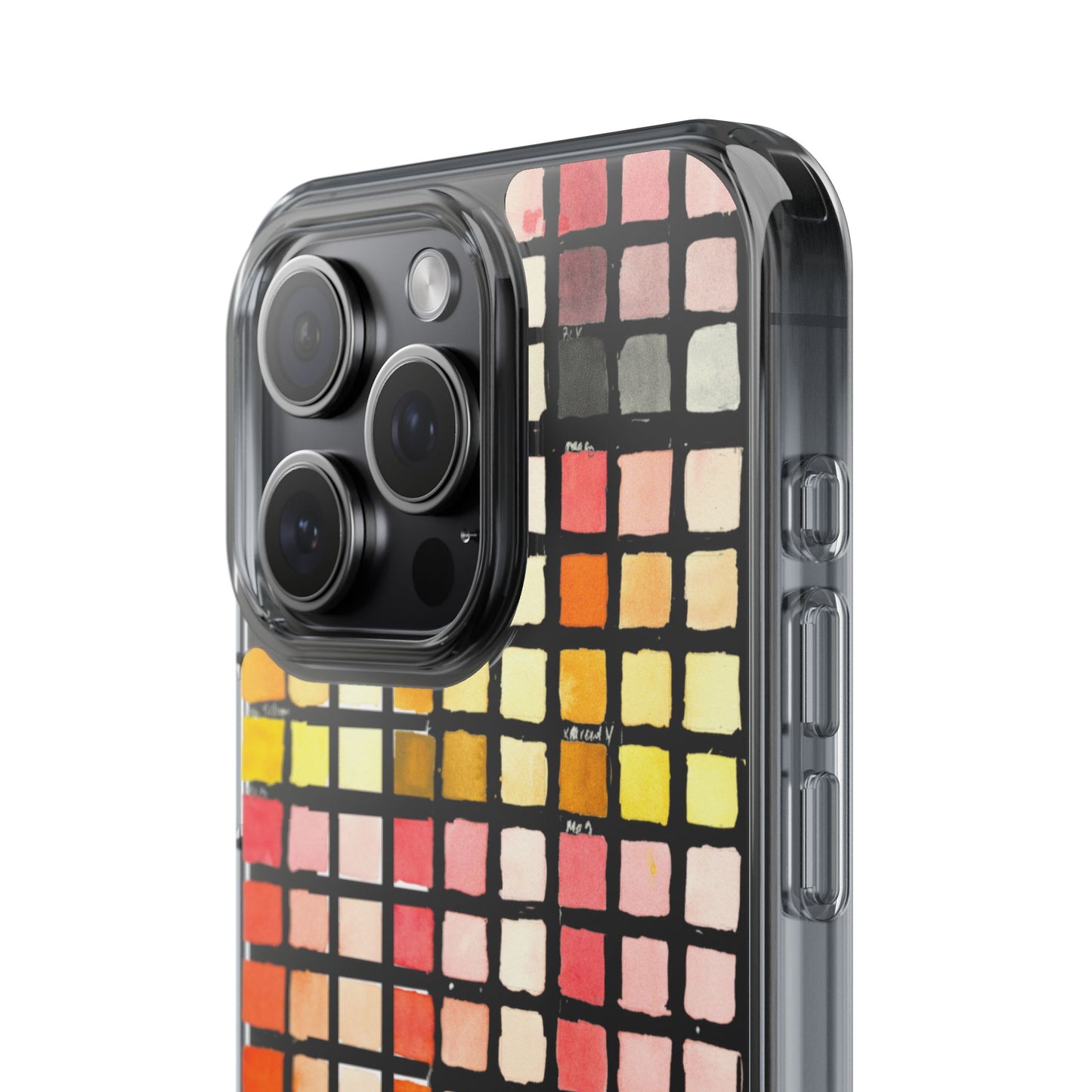 Watercolor Paint Swatches Clear Phone Case - Brooke Zitting, LLC