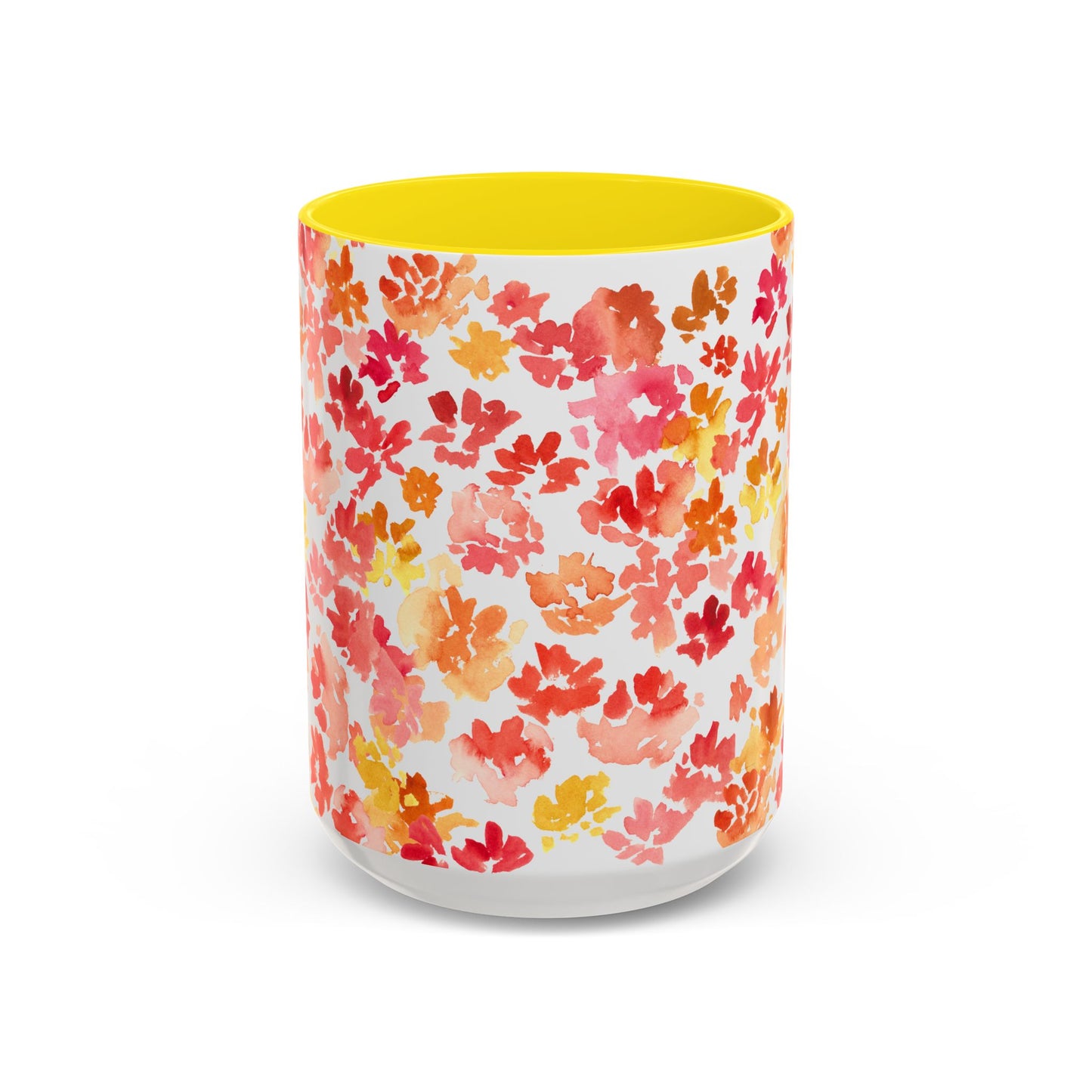 Posy Coffee Mug - Warm Floral Design (11oz, 15oz) - Brooke Zitting, LLC