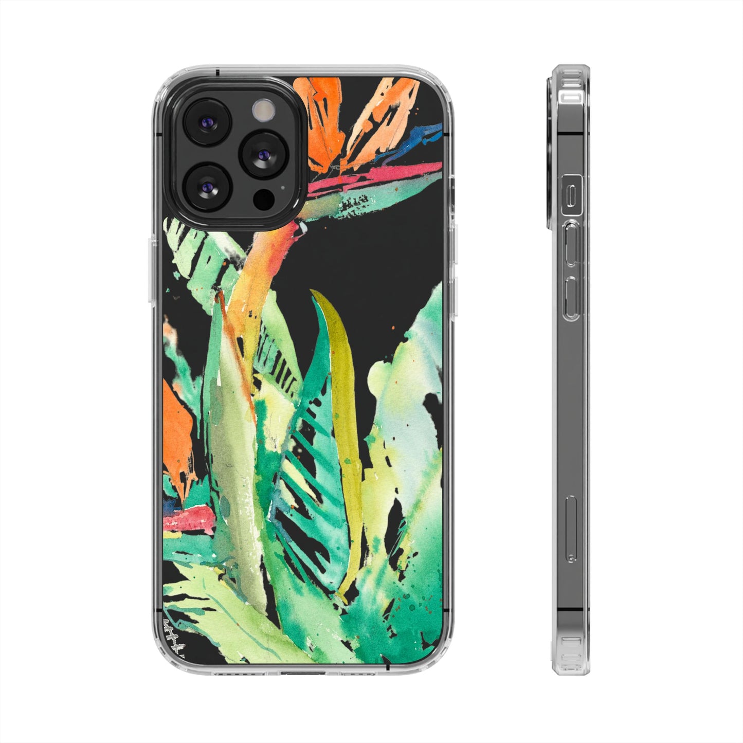 Another Day in Paradise Watercolor Clear Phone Case - Brooke Zitting, LLC