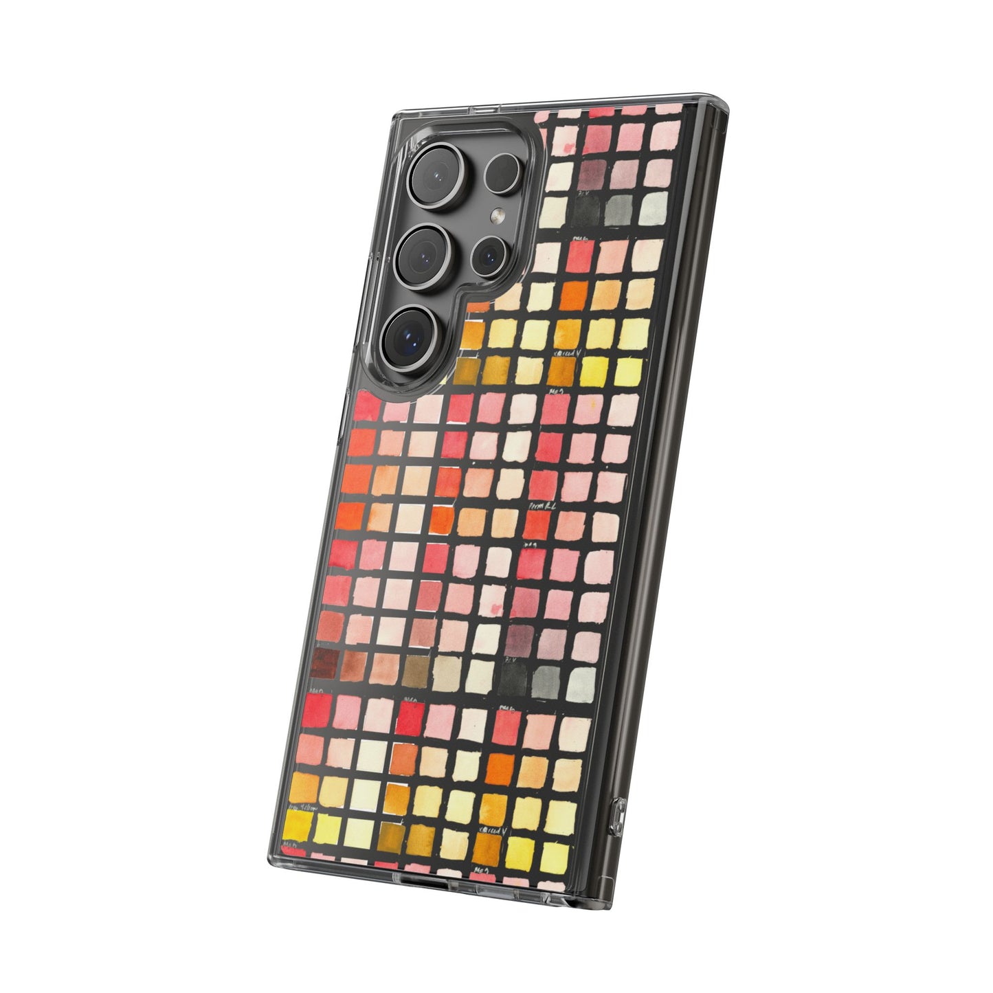 Watercolor Paint Swatches Clear Phone Case - Brooke Zitting, LLC