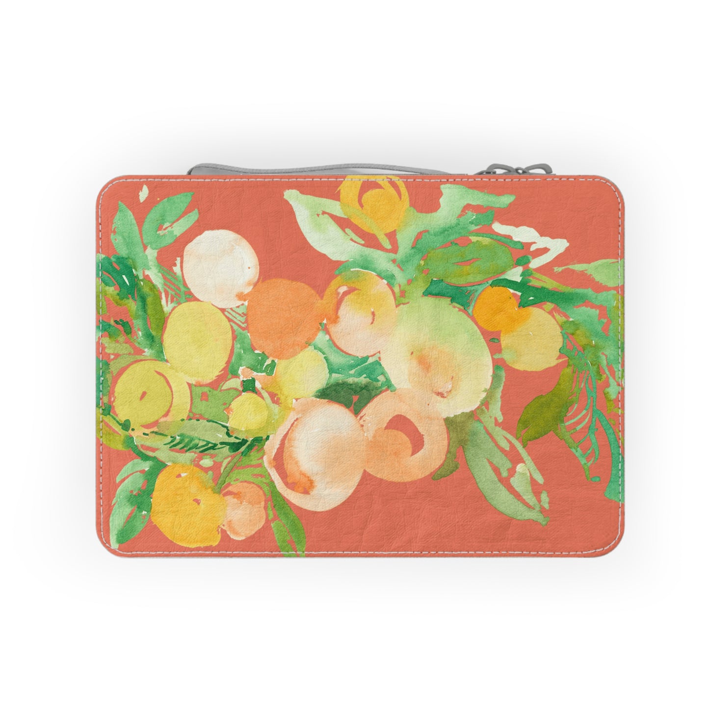 The Citrus and Peaches Paper Lunch Bag - Brooke Zitting, LLC