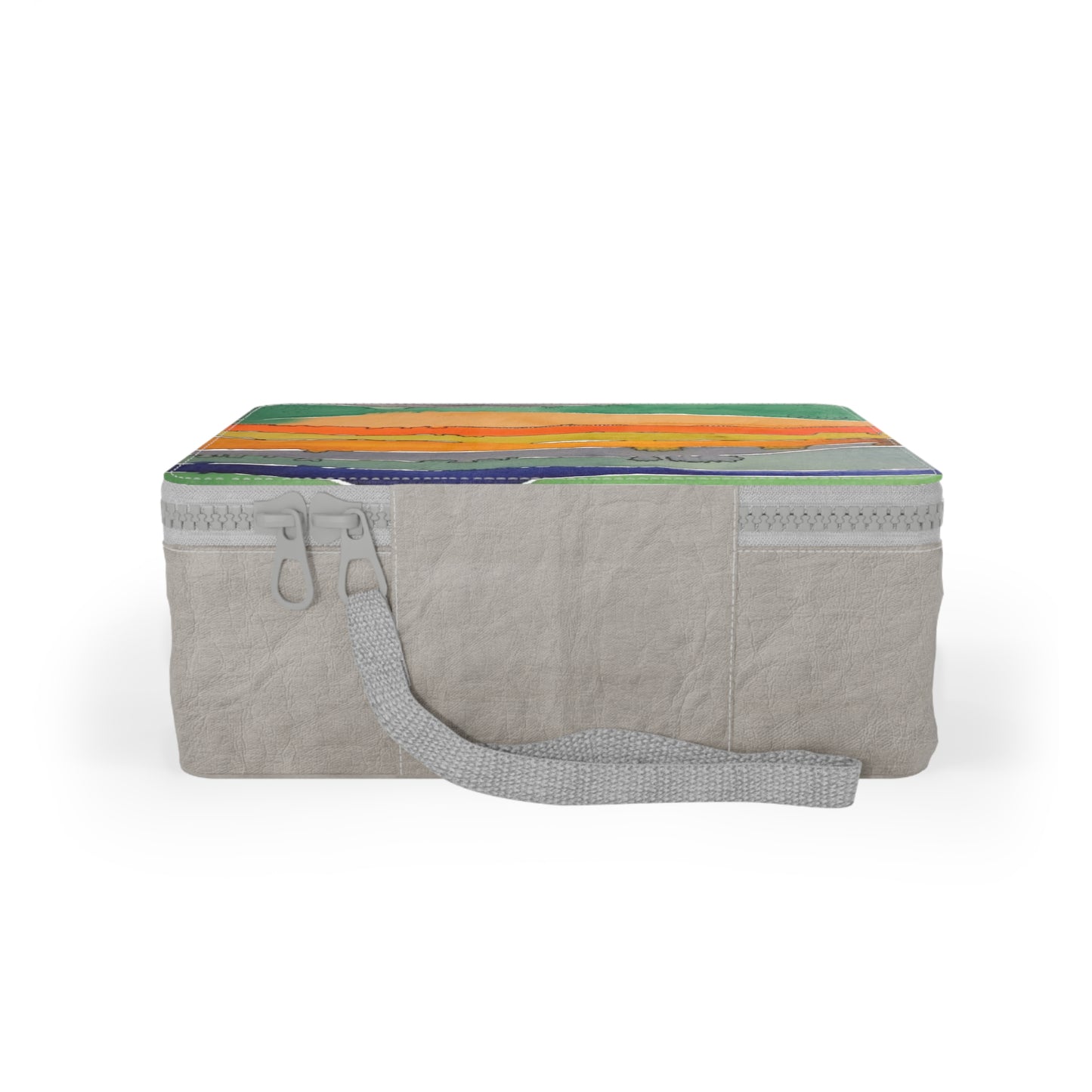 The Striped Landscape Paper Lunch Bag - Brooke Zitting, LLC