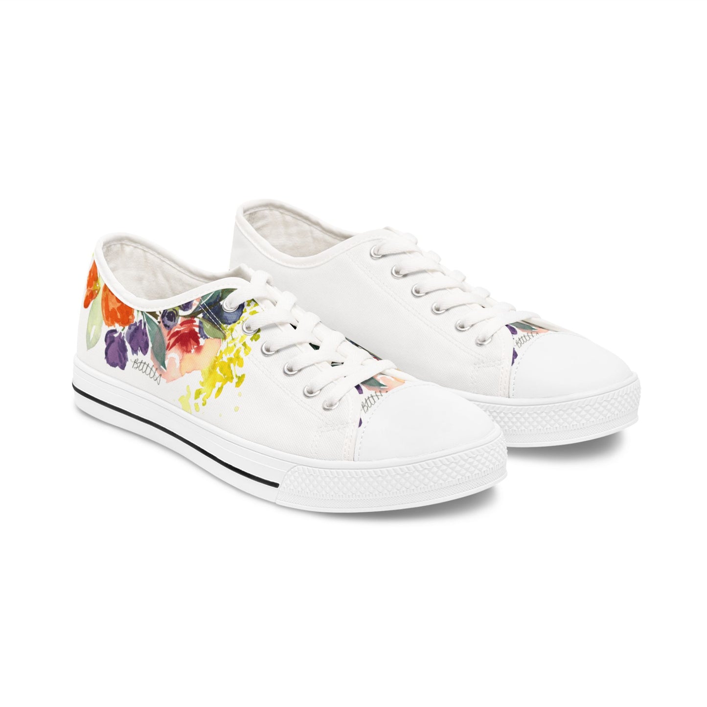 Floral Low-top Sneakers - The Perfect Gift for Her - Brooke Zitting, LLC