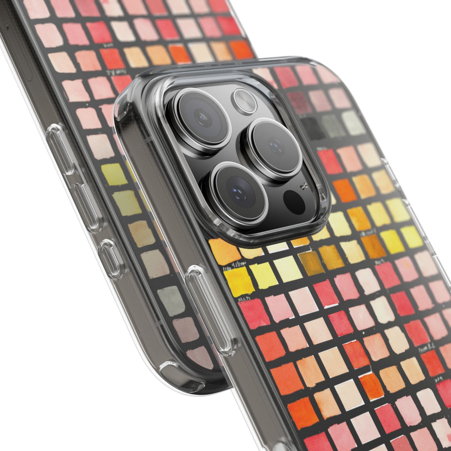 Watercolor Paint Swatches Clear Phone Case - Brooke Zitting, LLC