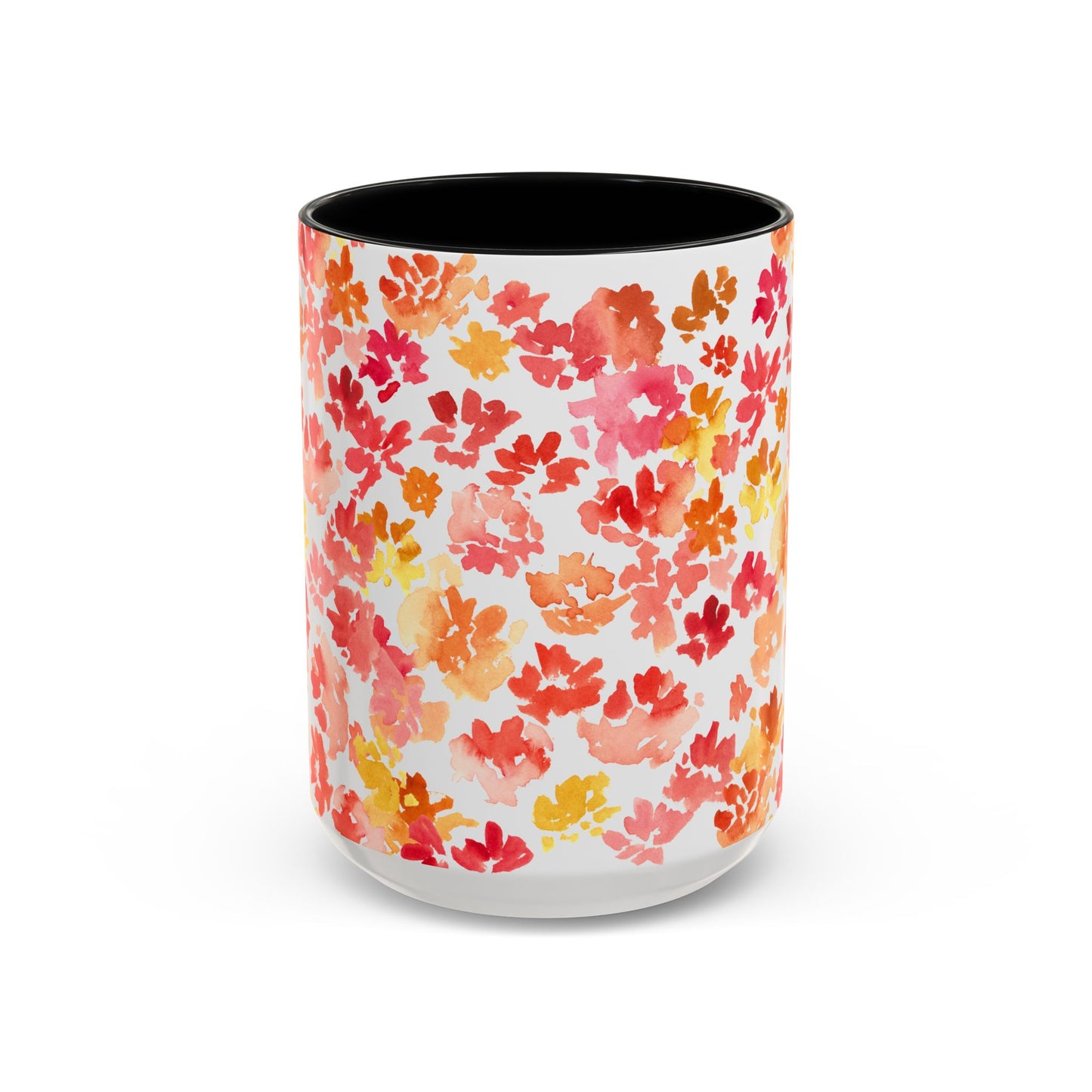 Posy Coffee Mug - Warm Floral Design (11oz, 15oz) - Brooke Zitting, LLC