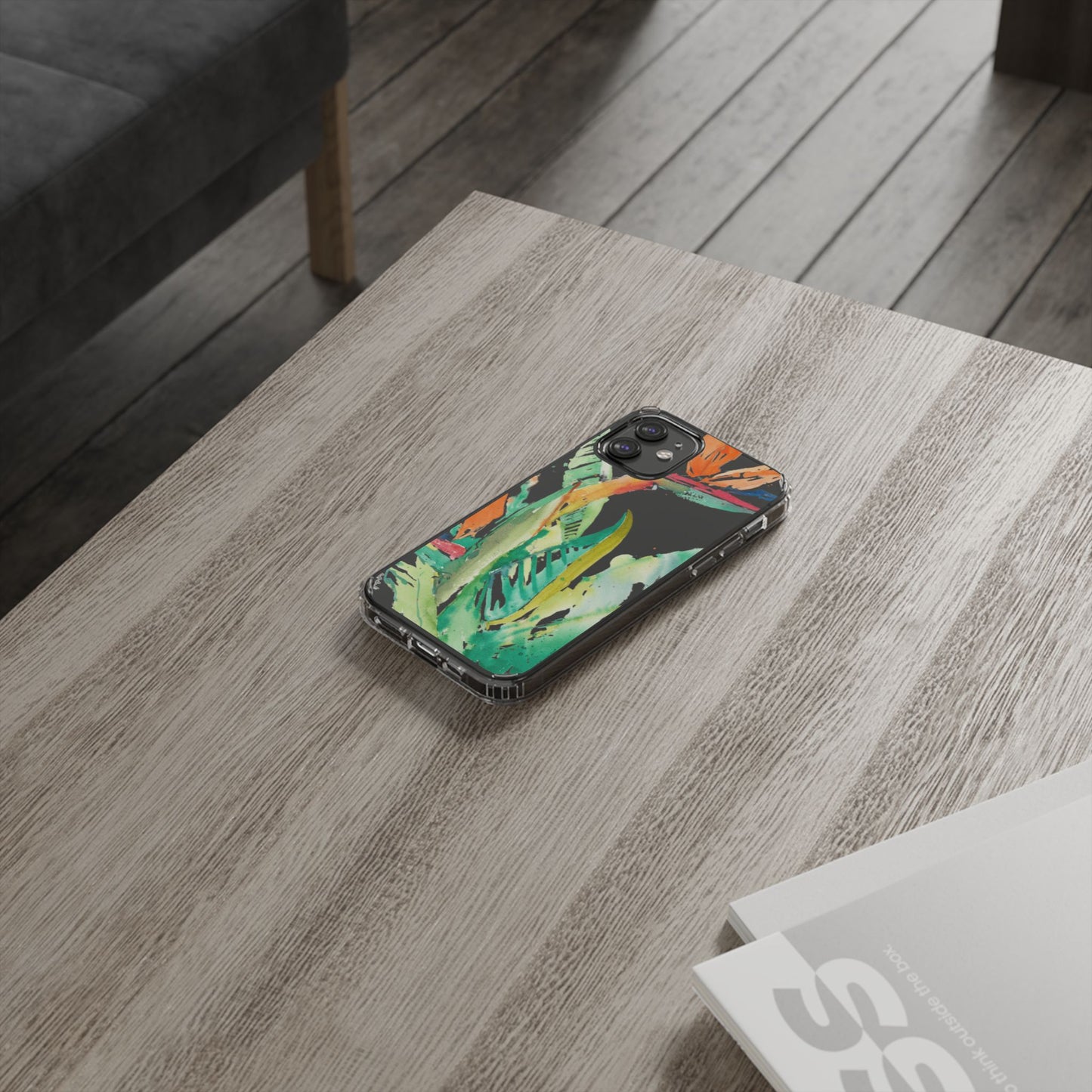 Another Day in Paradise Watercolor Clear Phone Case - Brooke Zitting, LLC
