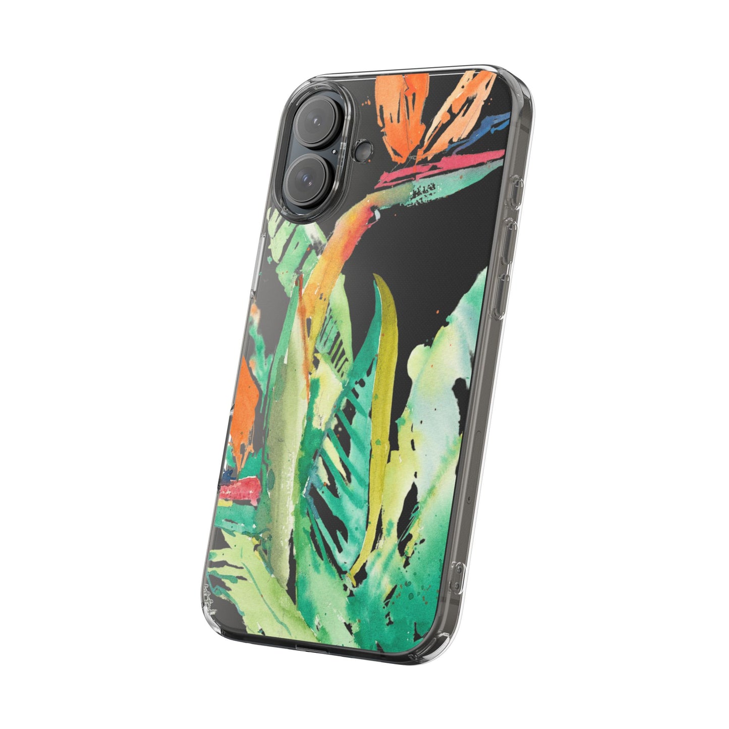 Another Day in Paradise Watercolor Clear Phone Case - Brooke Zitting, LLC