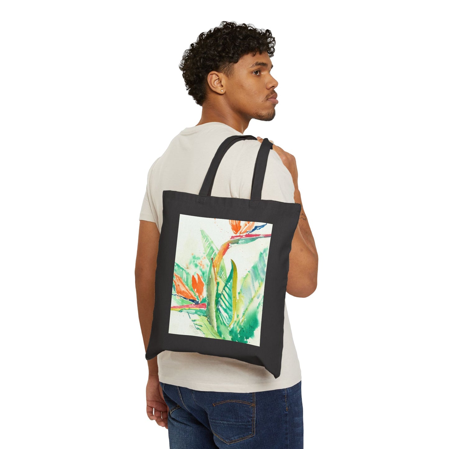 Another Day in Paradise Cotton Canvas Tote – Eco-Friendly Beach & Shopping Bag for Ocean Lovers