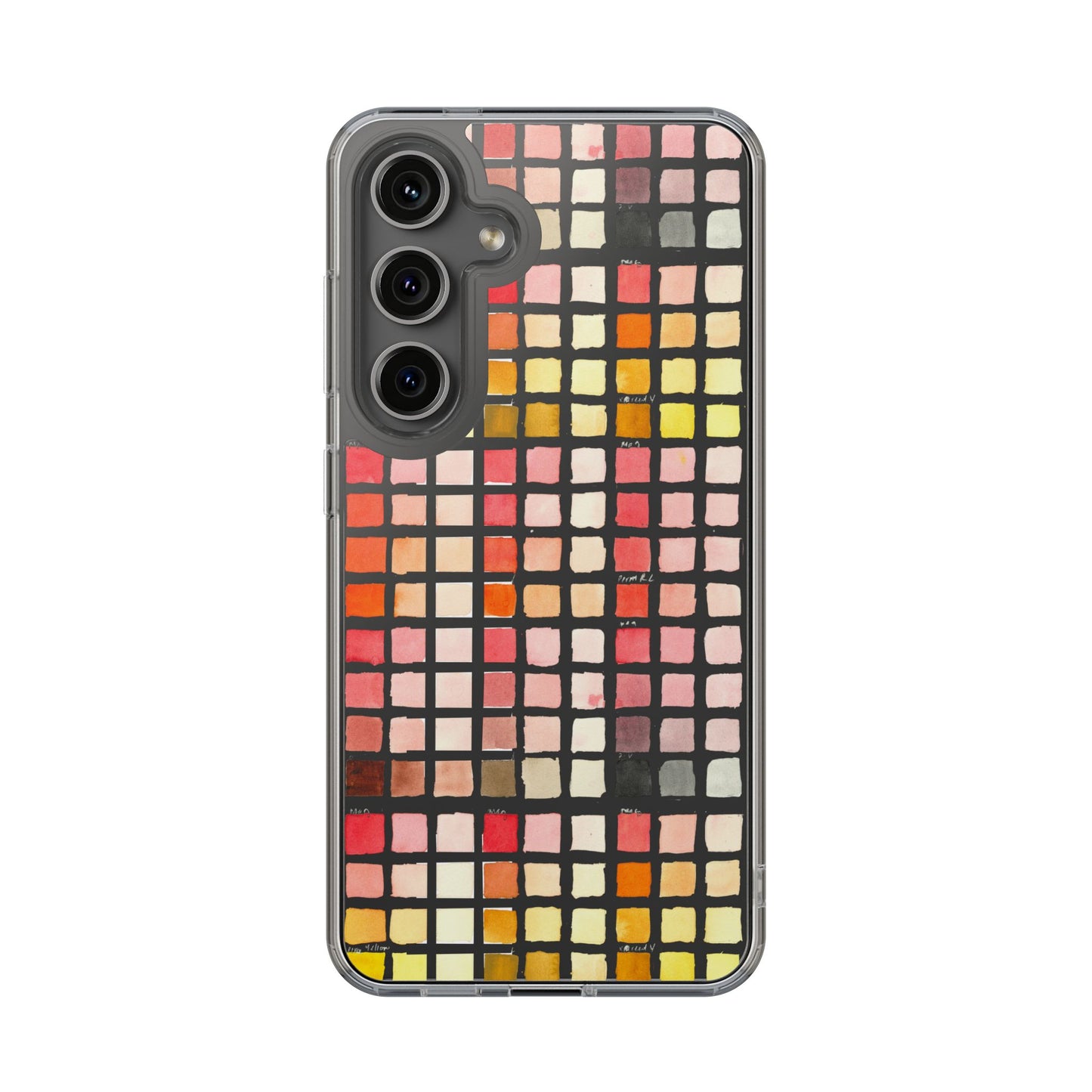 Watercolor Paint Swatches Clear Phone Case - Brooke Zitting, LLC