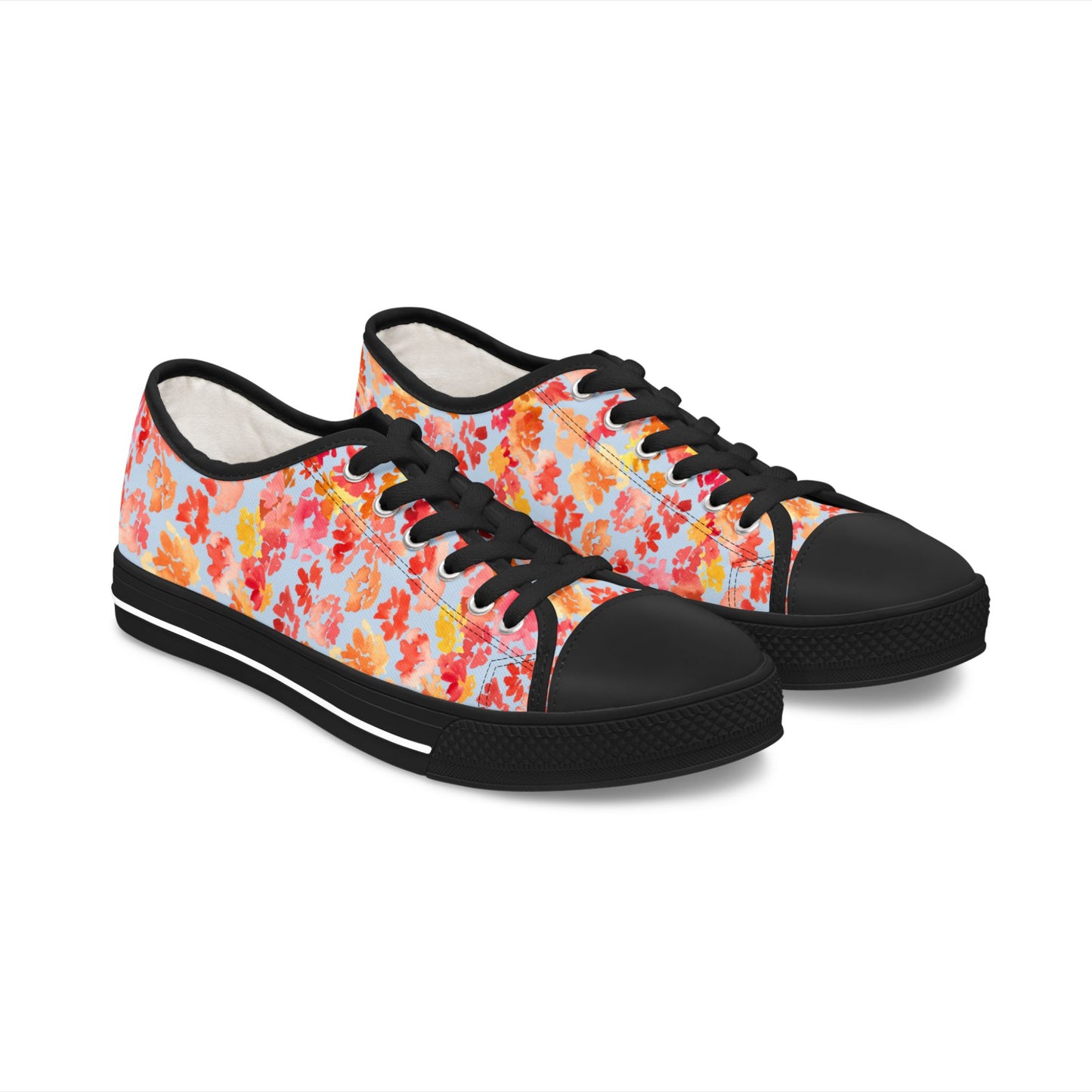 Soft-Toned Posy Low Tops – Watercolor Sneakers for All | Unique Gift Idea - Brooke Zitting, LLC
