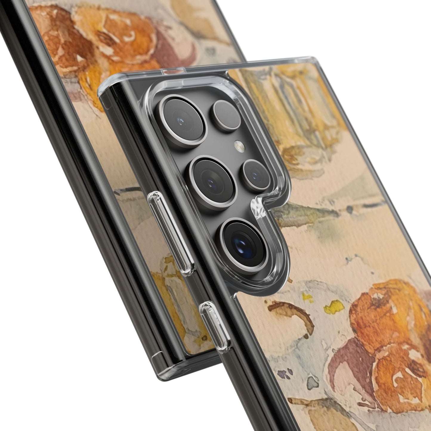 Watercolor Artist's Table Clear Phone Case - Brooke Zitting, LLC