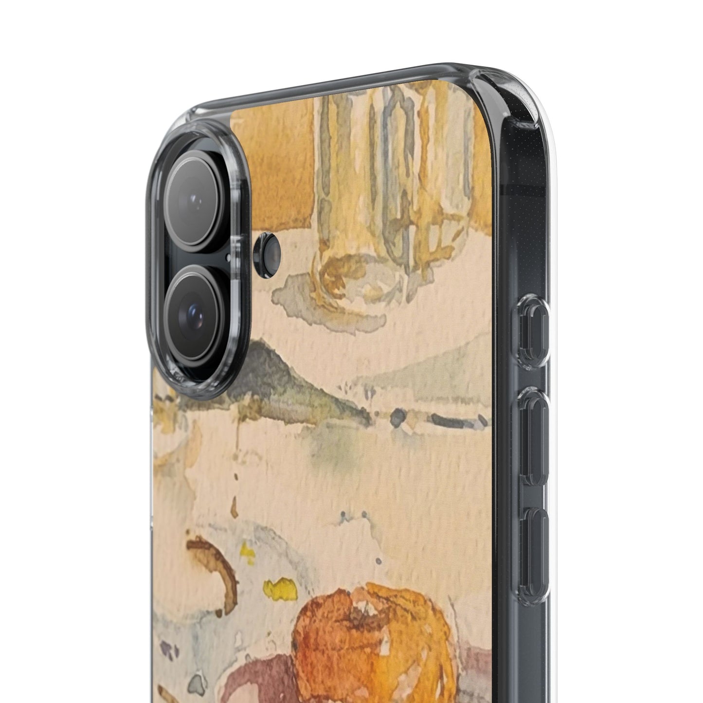 Watercolor Artist's Table Clear Phone Case - Brooke Zitting, LLC
