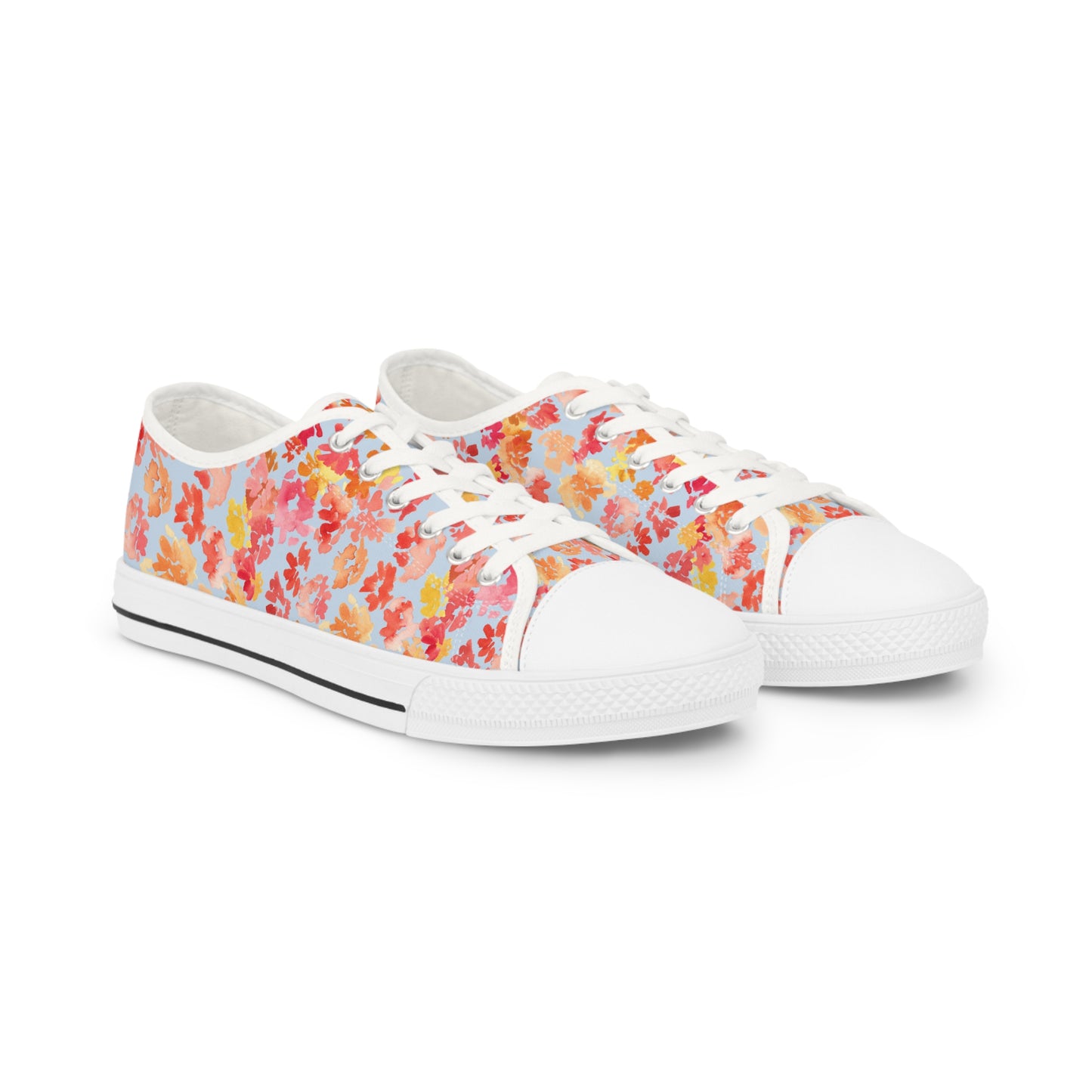 Soft-Toned Posy Low Tops – Watercolor Sneakers for All | Unique Gift Idea - Brooke Zitting, LLC